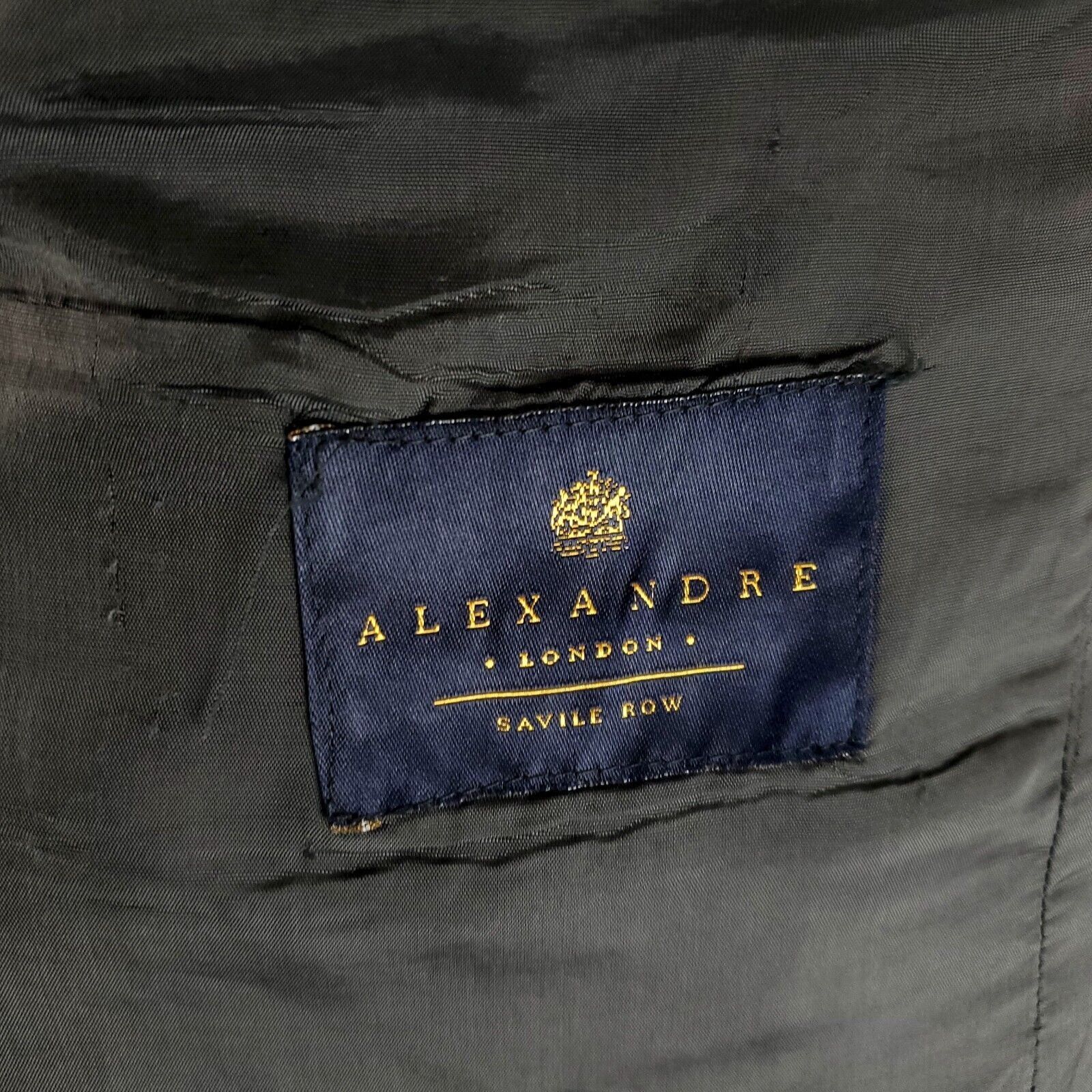 Savile Row Alexandre London Savile Row Wool 2 Button Suit Jacket 44R Gr Size 44R - 7 Thumbnail