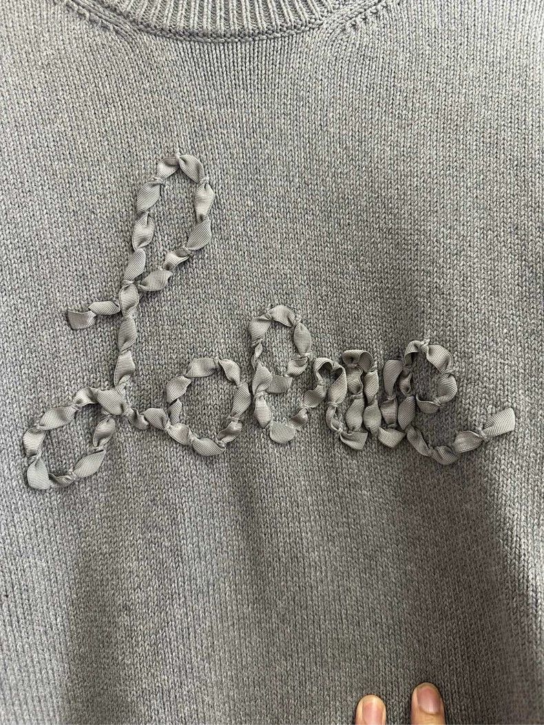 Loewe LOEWE Embroidered slogan logo sweater Size S / US 4 / IT 40 - 5 Thumbnail