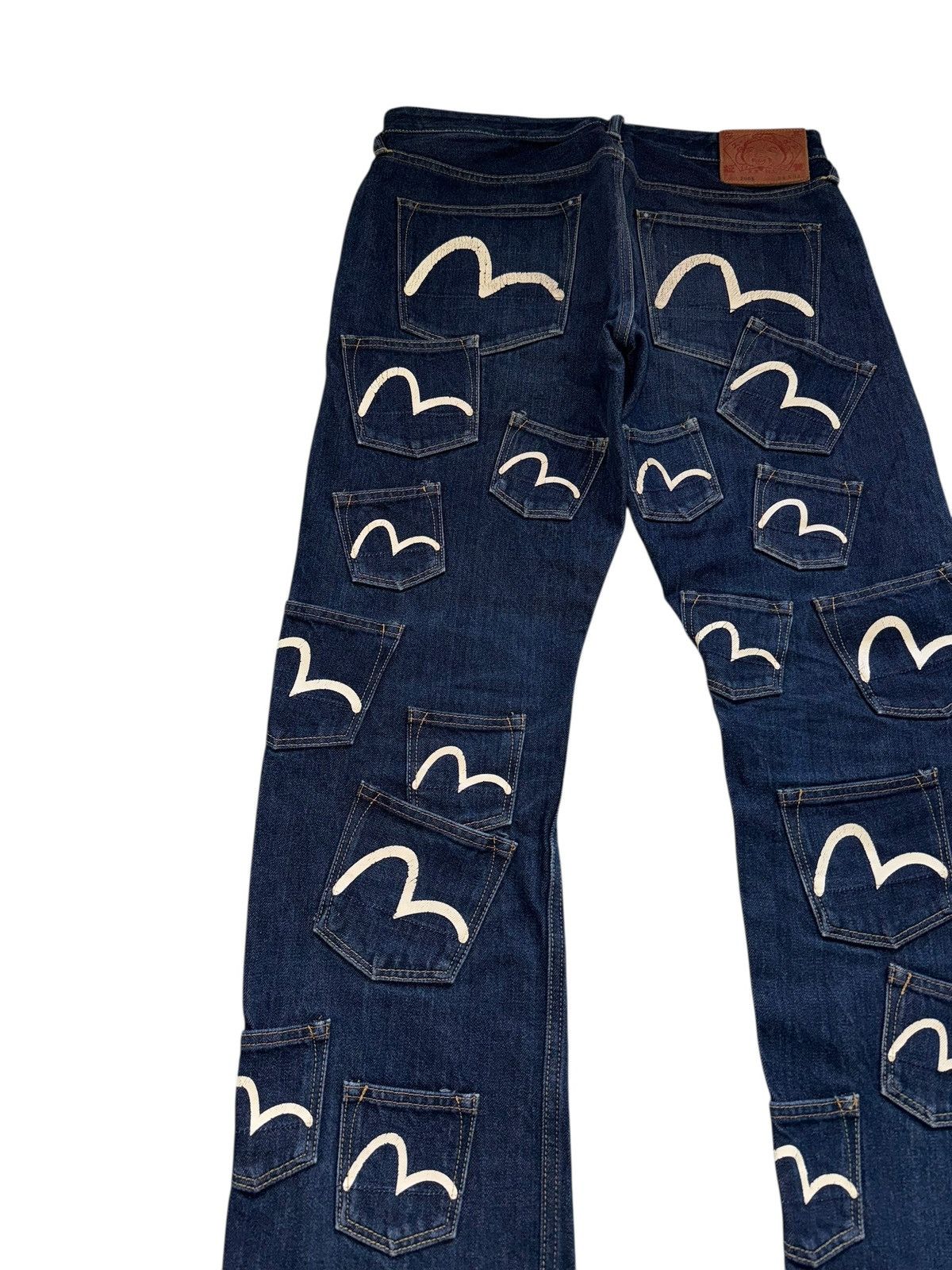 Evisu Rare Evisu Navy Selvedge Denim Jeans Multipocket Japanese Size US 34 / EU 50 - 4 Thumbnail