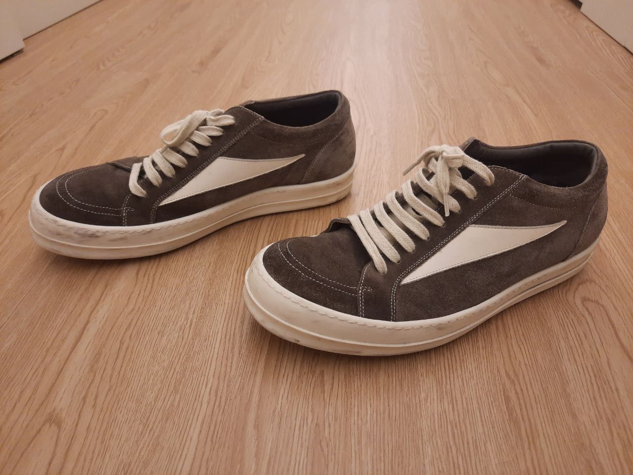 Rick Owens Vintage Dark Dust Suede Sneakers Size US 10 / EU 43 - 2 Thumbnail