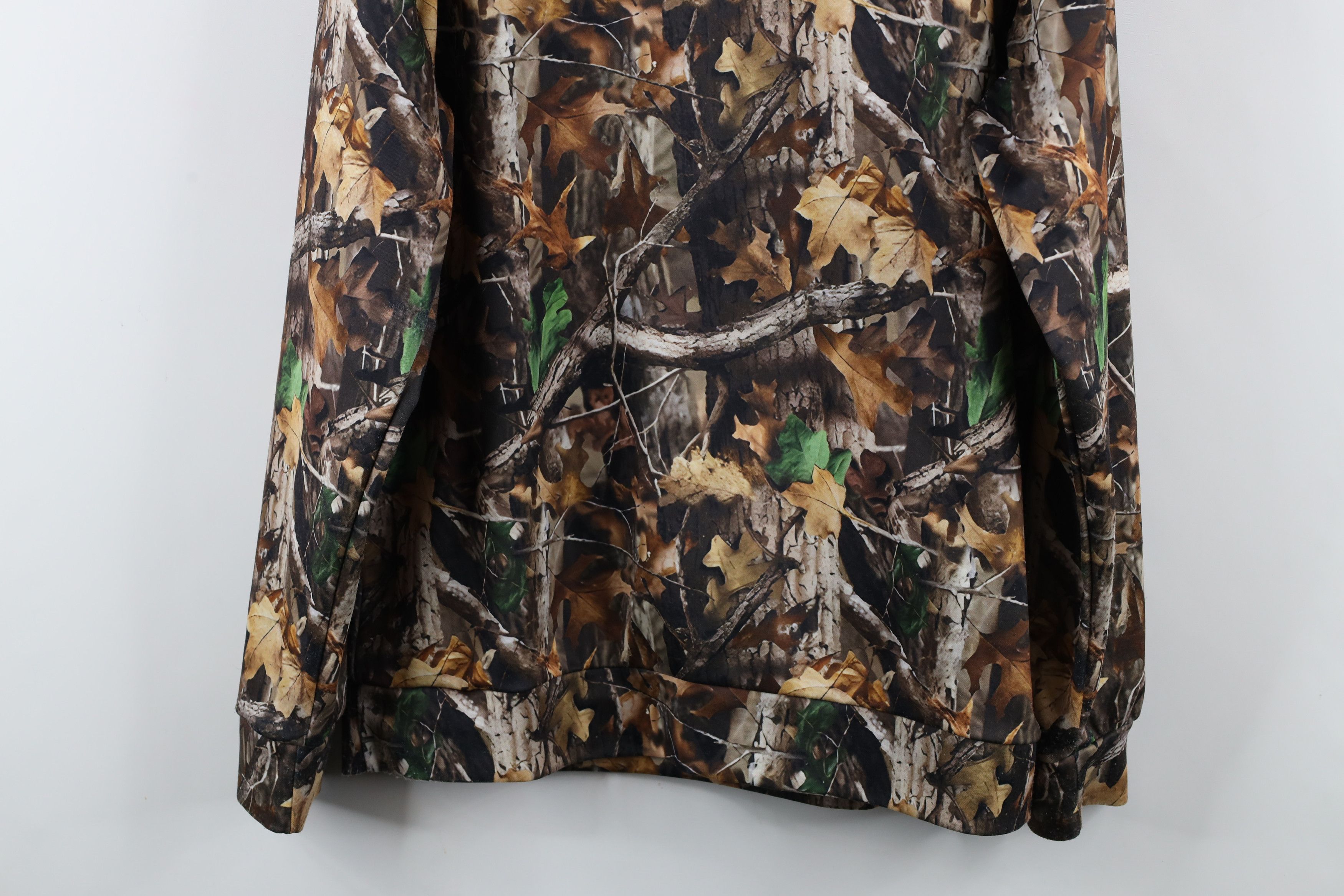 Vintage Vintage Y2K Streetwear Camouflage Knit Hoodie Sweatshirt Size US L / EU 52-54 / 3 - 11 Thumbnail