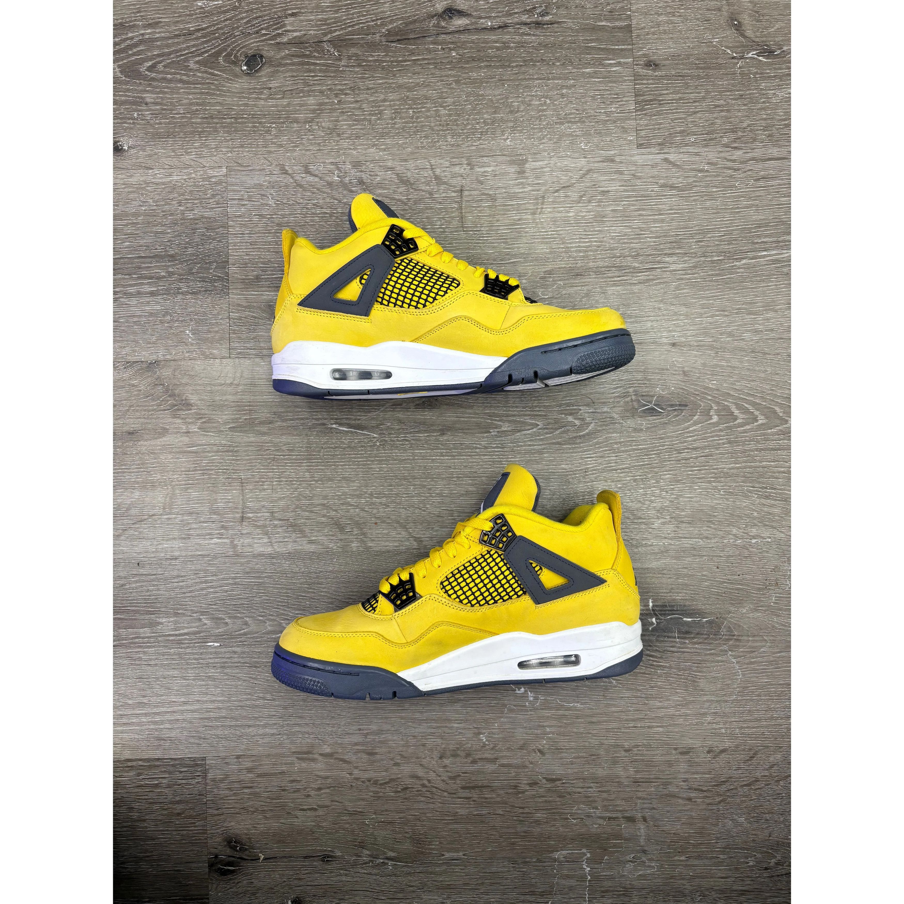 Jordan Brand Air Jordan 4 Retro "Lightning" (2021) **PRE-OWNED** Size US 7 / EU 40 - 2 Thumbnail