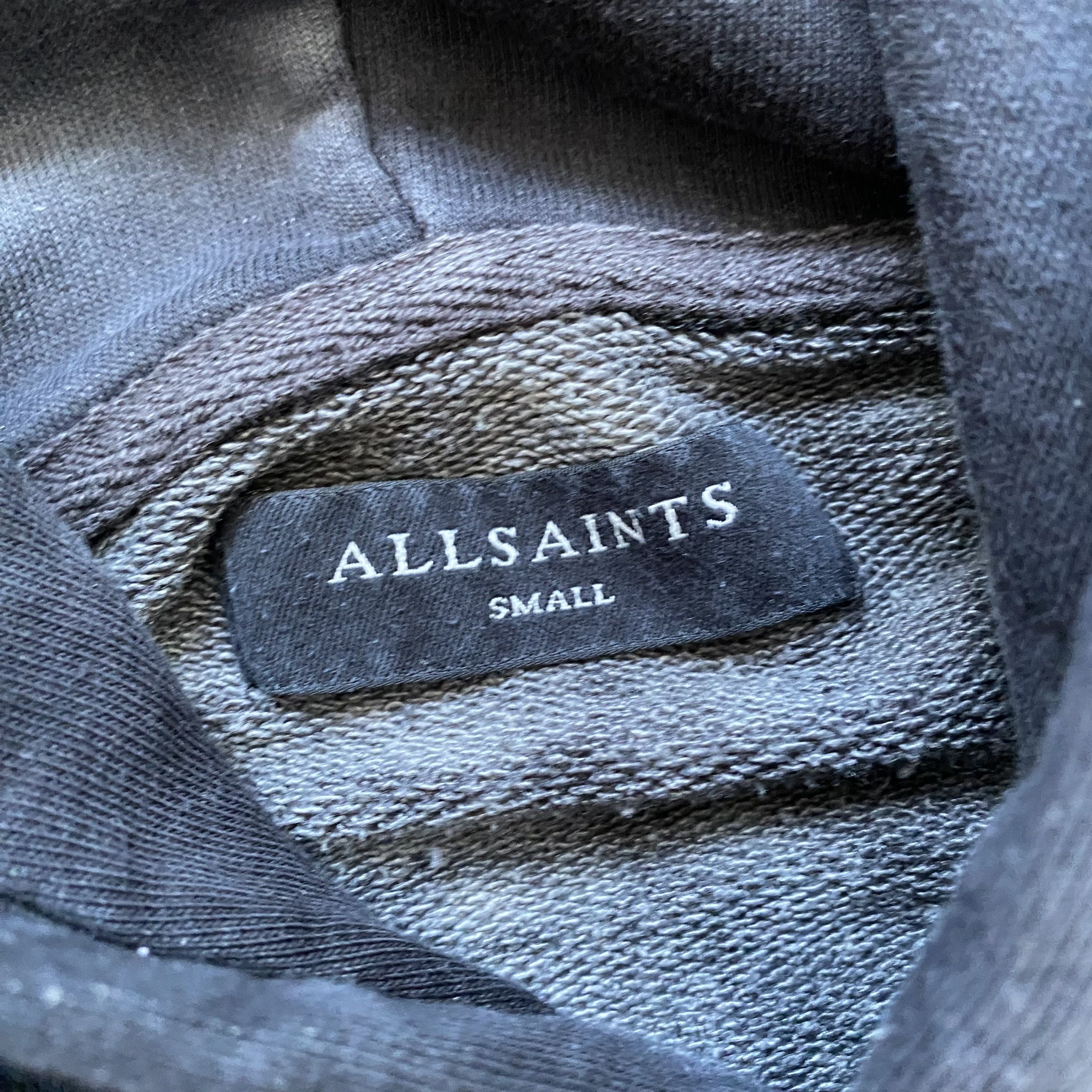 Allsaints 🕸️ Allsaint Center Logo Boxy Hoodie Tie dye Size US S / EU 44-46 / 1 - 6 Thumbnail