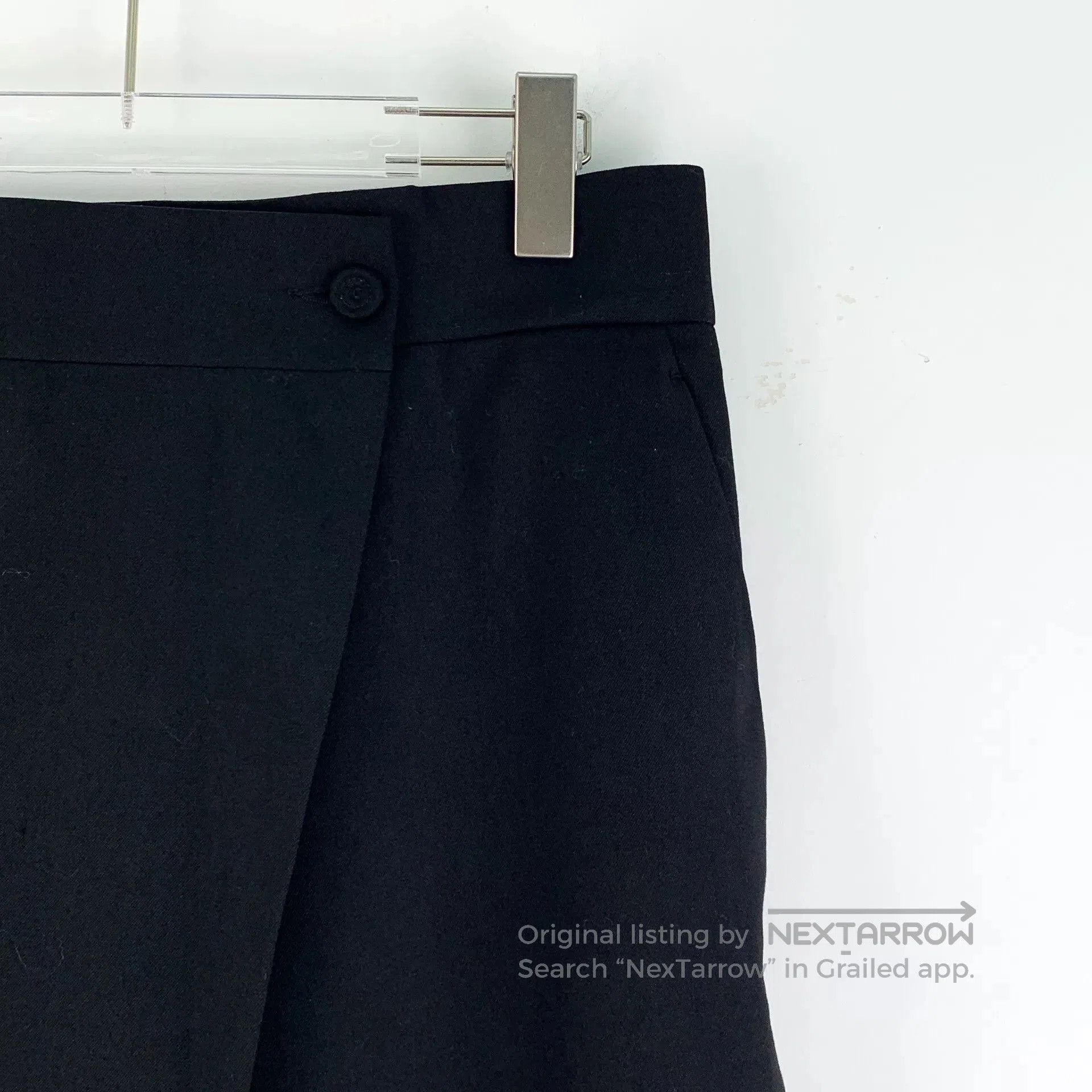 Dior black wool casual pants by Dior. Size US 32 / EU 48 - 3 Thumbnail