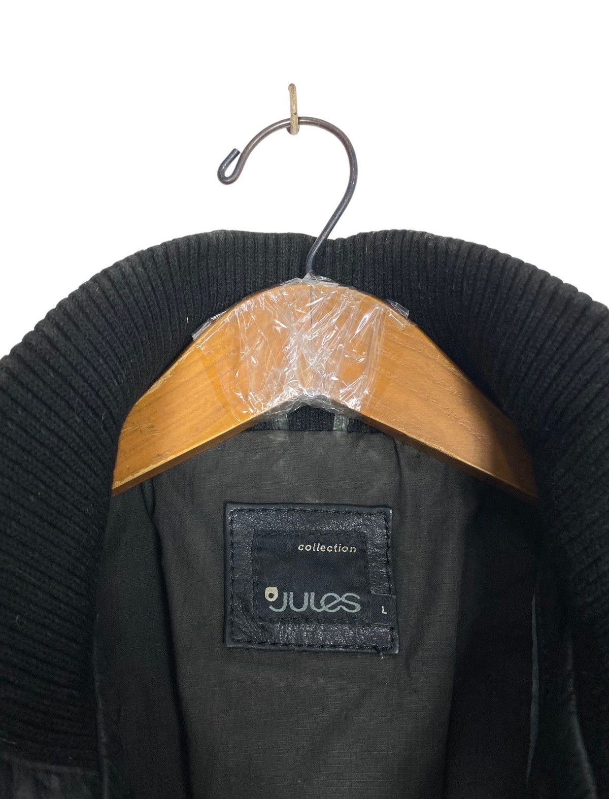 Japanese Brand Rare‼️ Jules Collection Buffalos Skin Leather Jacket Size US M / EU 48-50 / 2 - 8 Thumbnail
