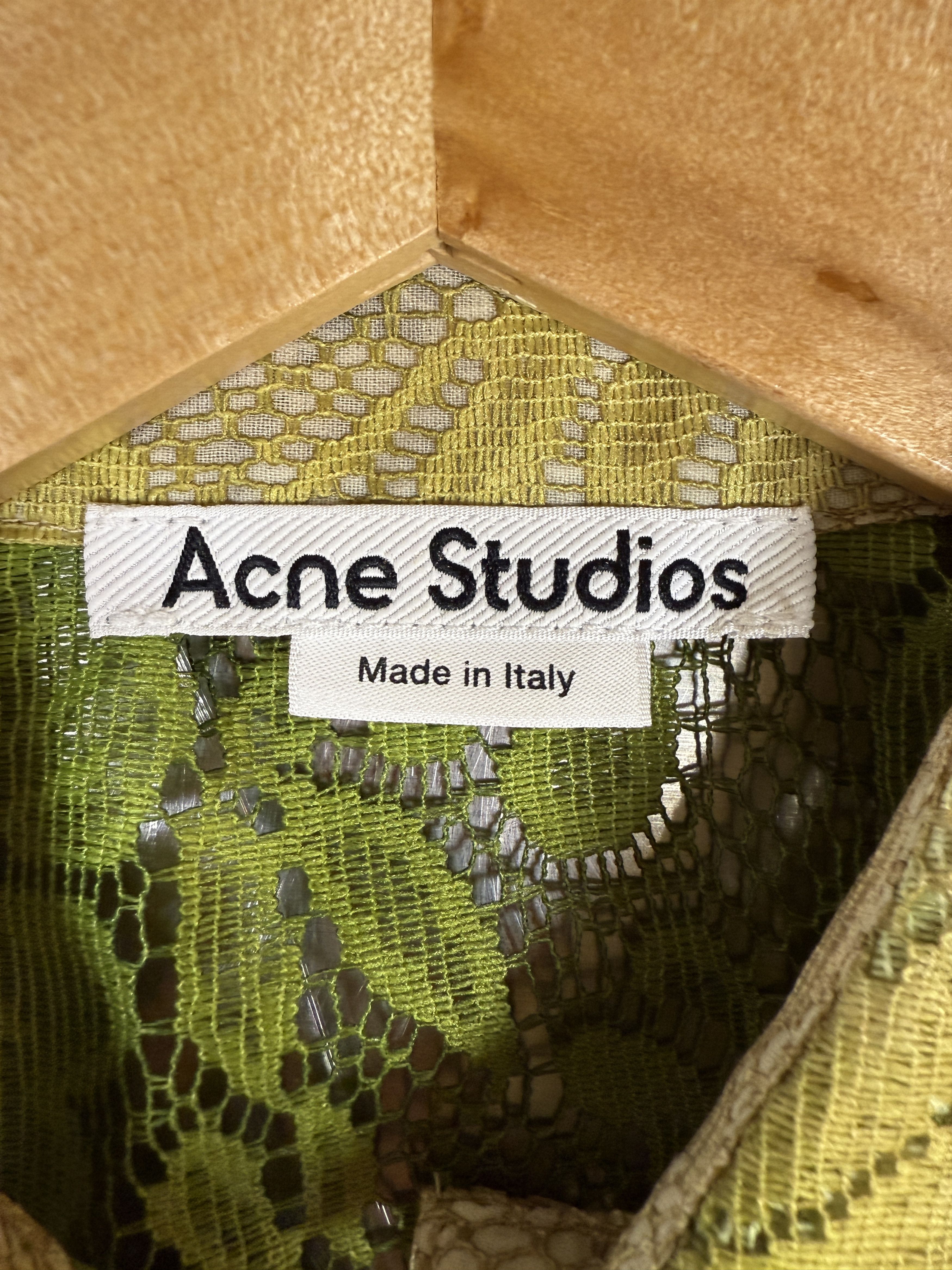 Acne Studios $480 Acne Studios Lace Floral Shirt Size US XS / EU 42 / 0 - 8 Thumbnail