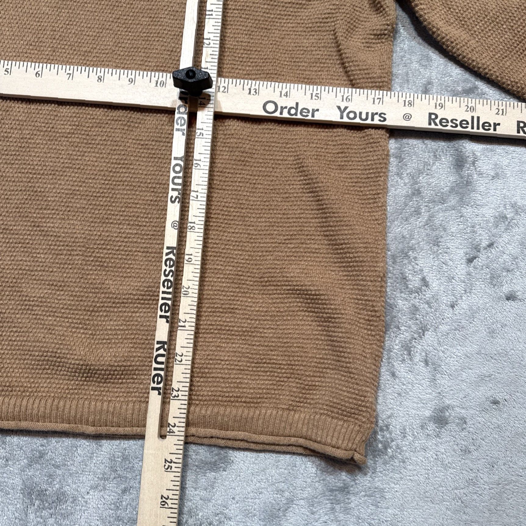 Vintage Wellen Sweater Mens S Grain Neutral Huckberry Organic Cotton Cashmere Roll Neck Beige Pullover Mens Size S Size US S / EU 44-46 / 1 - 5 Thumbnail