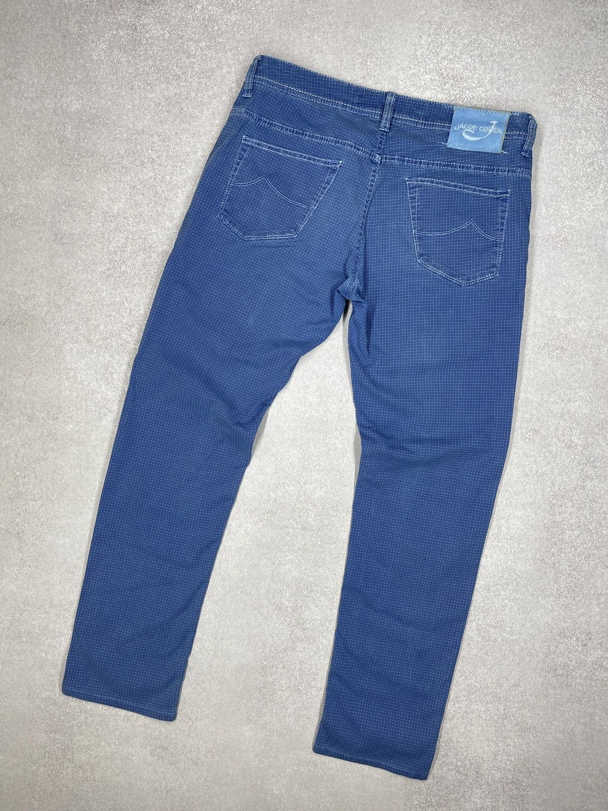 Jacob Cohen Vintage Jacob Cohen Rare Luxury Denim Pants Blue Italy Size US 34 / EU 50 - 1 Thumbnail
