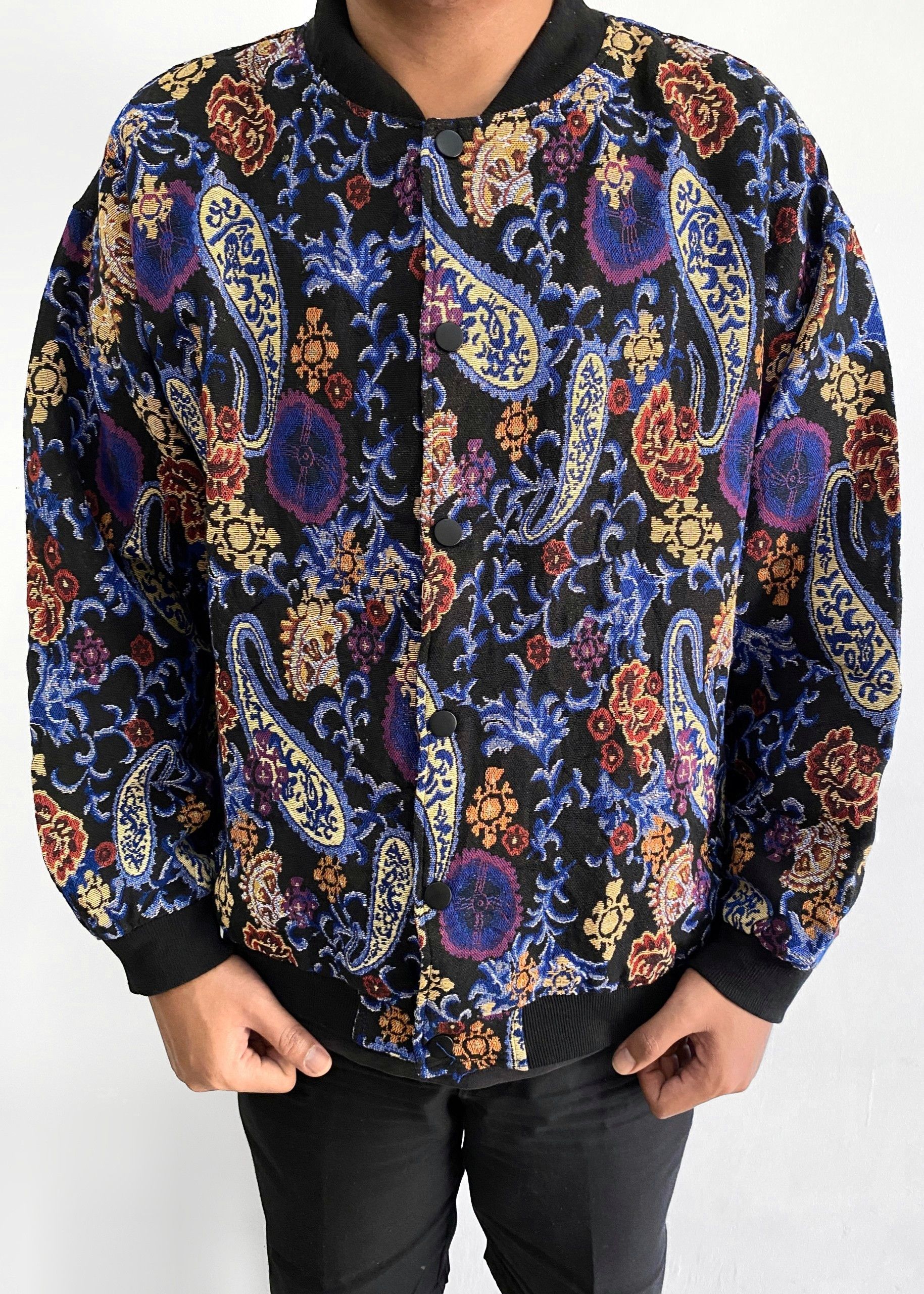 Other Paisley Bandana Bomber Varsity Jackets Size US XL / EU 56 / 4 - 17 Thumbnail