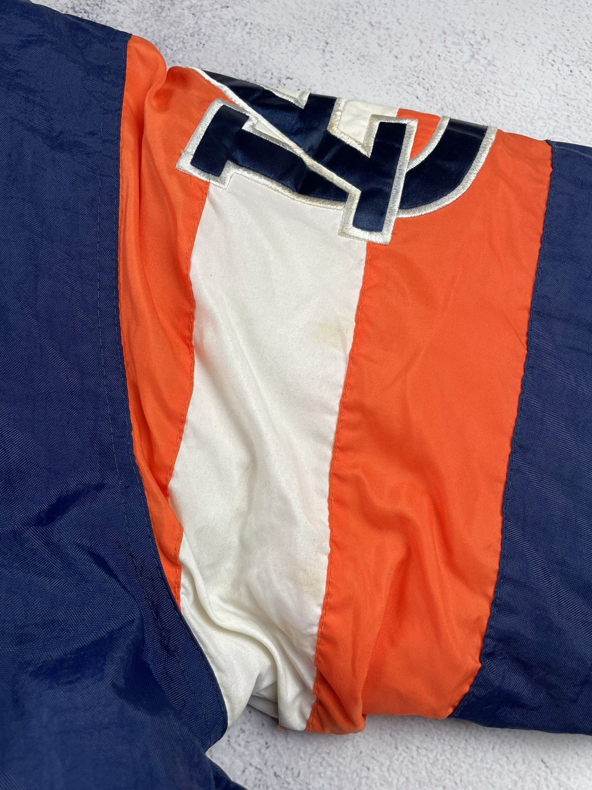 Logo Athletic Rare Vintage 90s Auburn Tigers Starter Jacket Navy Orange L Size US L / EU 52-54 / 3 - 8 Thumbnail