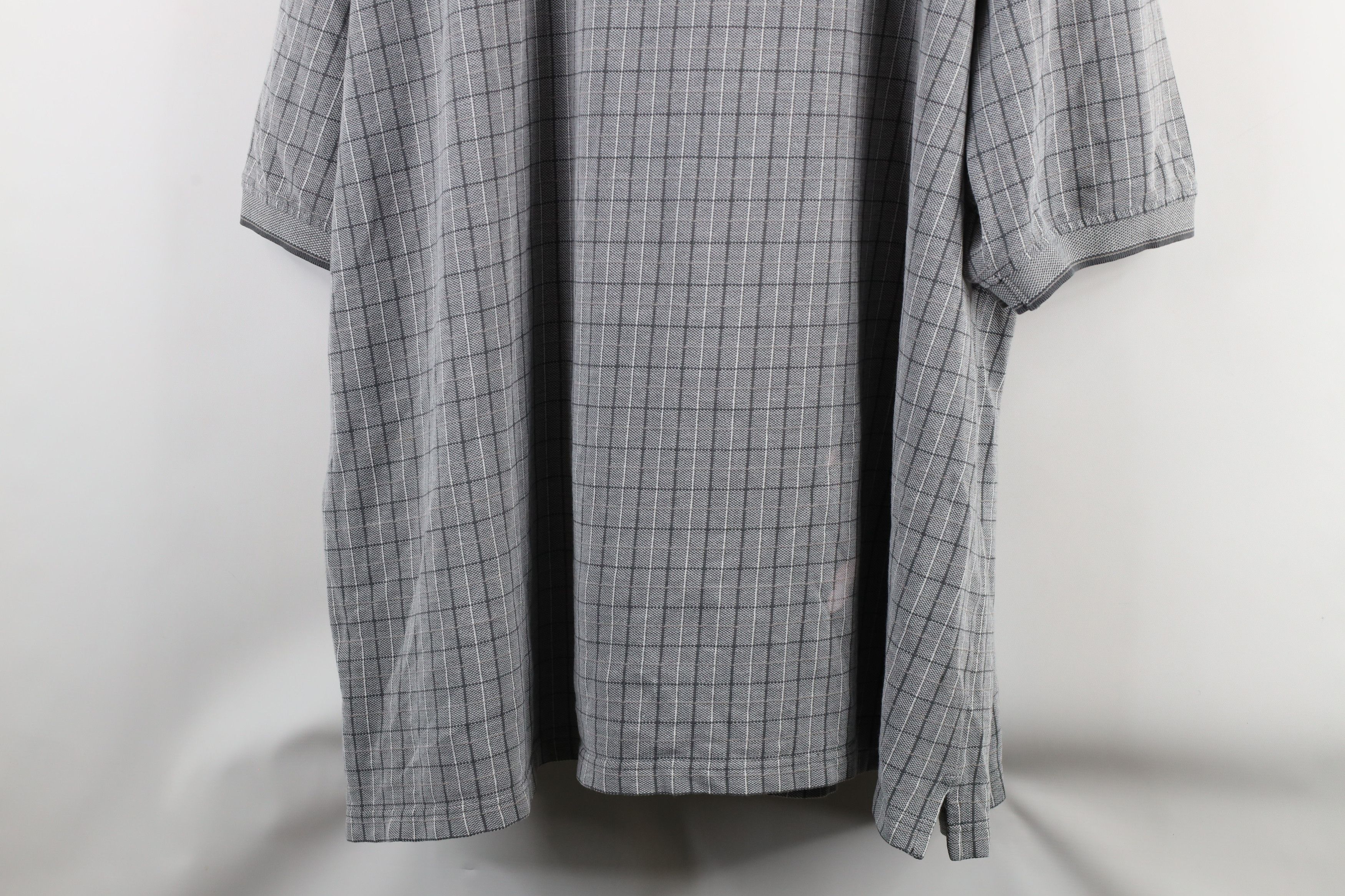 Vintage Vintage 90s Streetwear Short Sleeve Collared Shirt Plaid Size US XXL / EU 58 / 5 - 10 Thumbnail