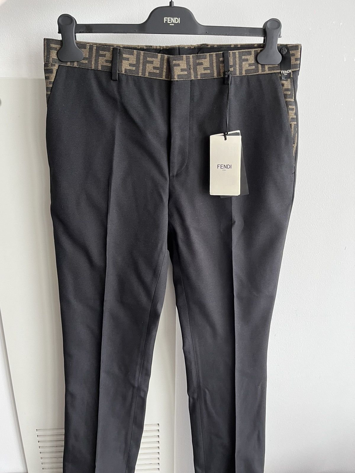 Fendi Fendi Super Runway FF Logo Pant Brand New Limited Edition Size US 29 - 11 Thumbnail