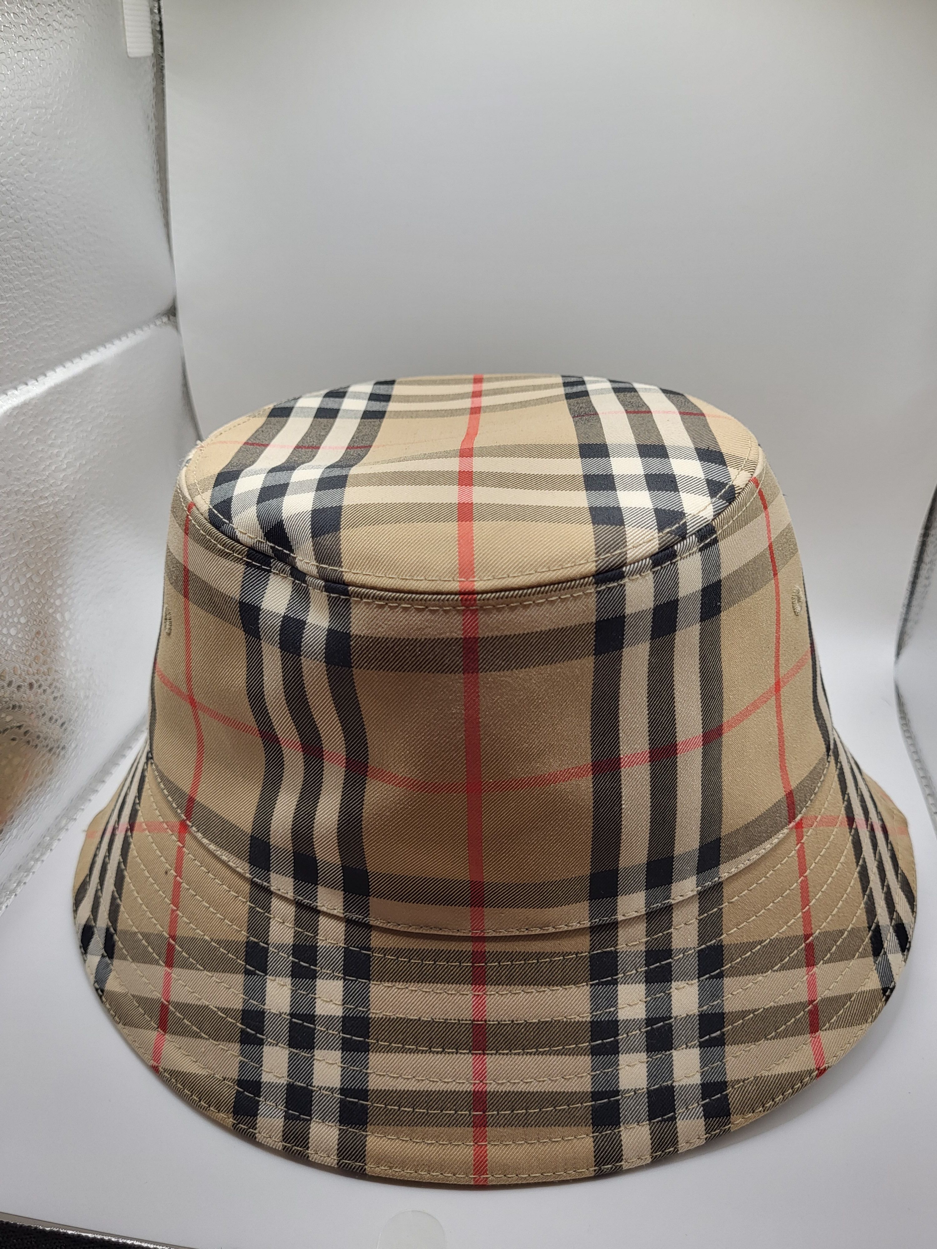 Burberry Burberry Women’s Bucket Hat – Size M – Iconic Check Size ONE SIZE - 2 Thumbnail