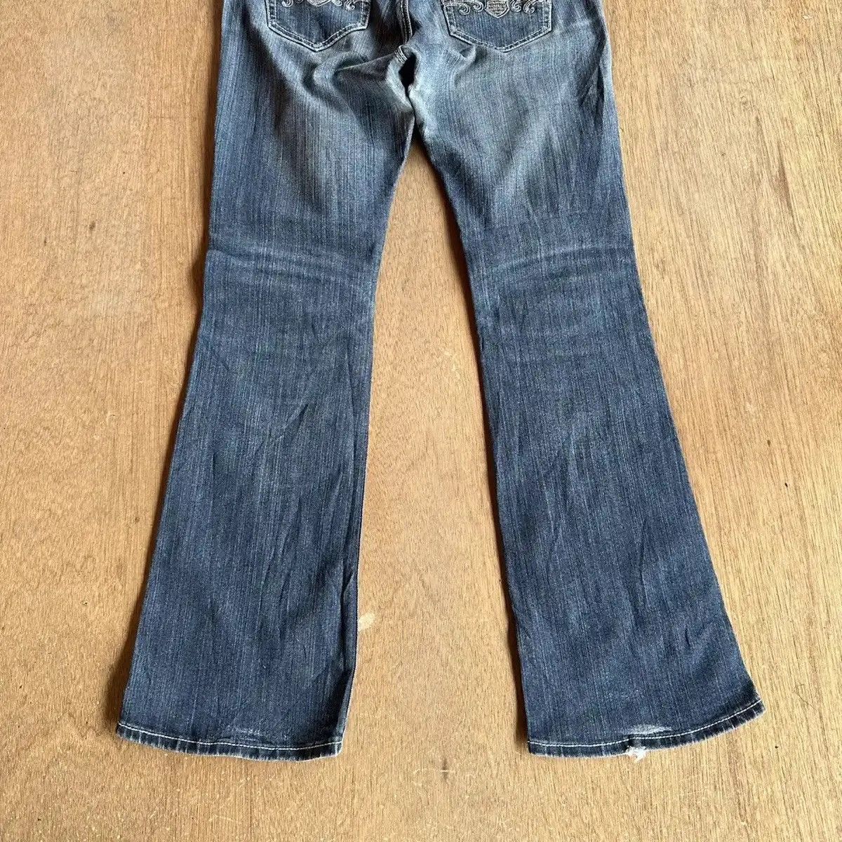 Japanese Brand FLARE/BOOTCUT💥VINTAGE ORIRIN JEANS BIG STITCH DENIM PANTS Size US 31 - 17 Thumbnail