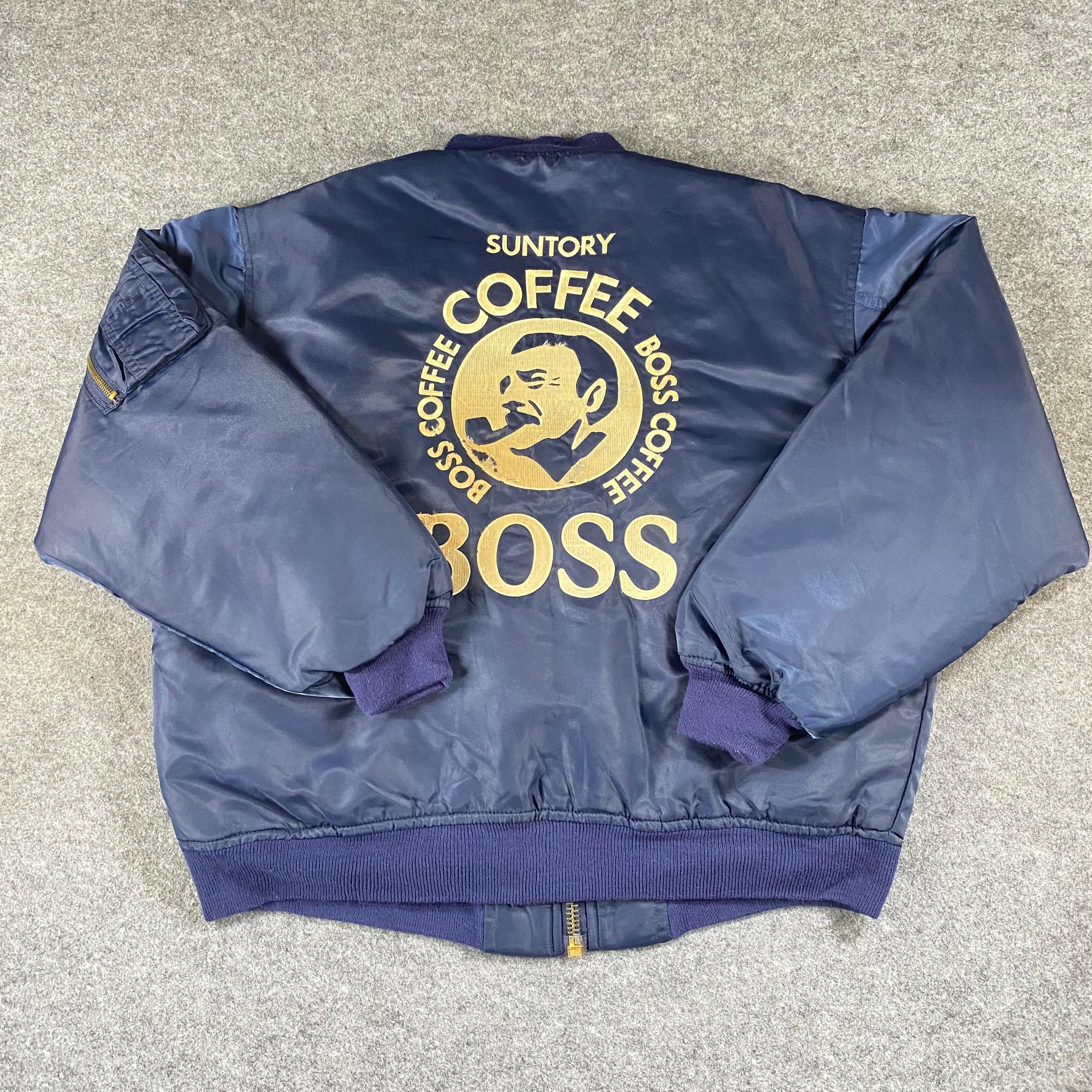 Other Vintage Sontury Coffee Boss Bomber Jacket Size US L / EU 52-54 / 3 - 8 Thumbnail