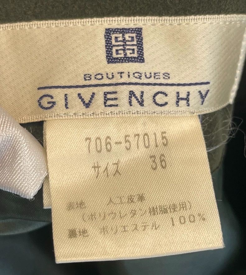 Givenchy Givenchy Size36 Military green leather half skirt size 36 Size M / US 6-8 / IT 42-44 - 5 Thumbnail