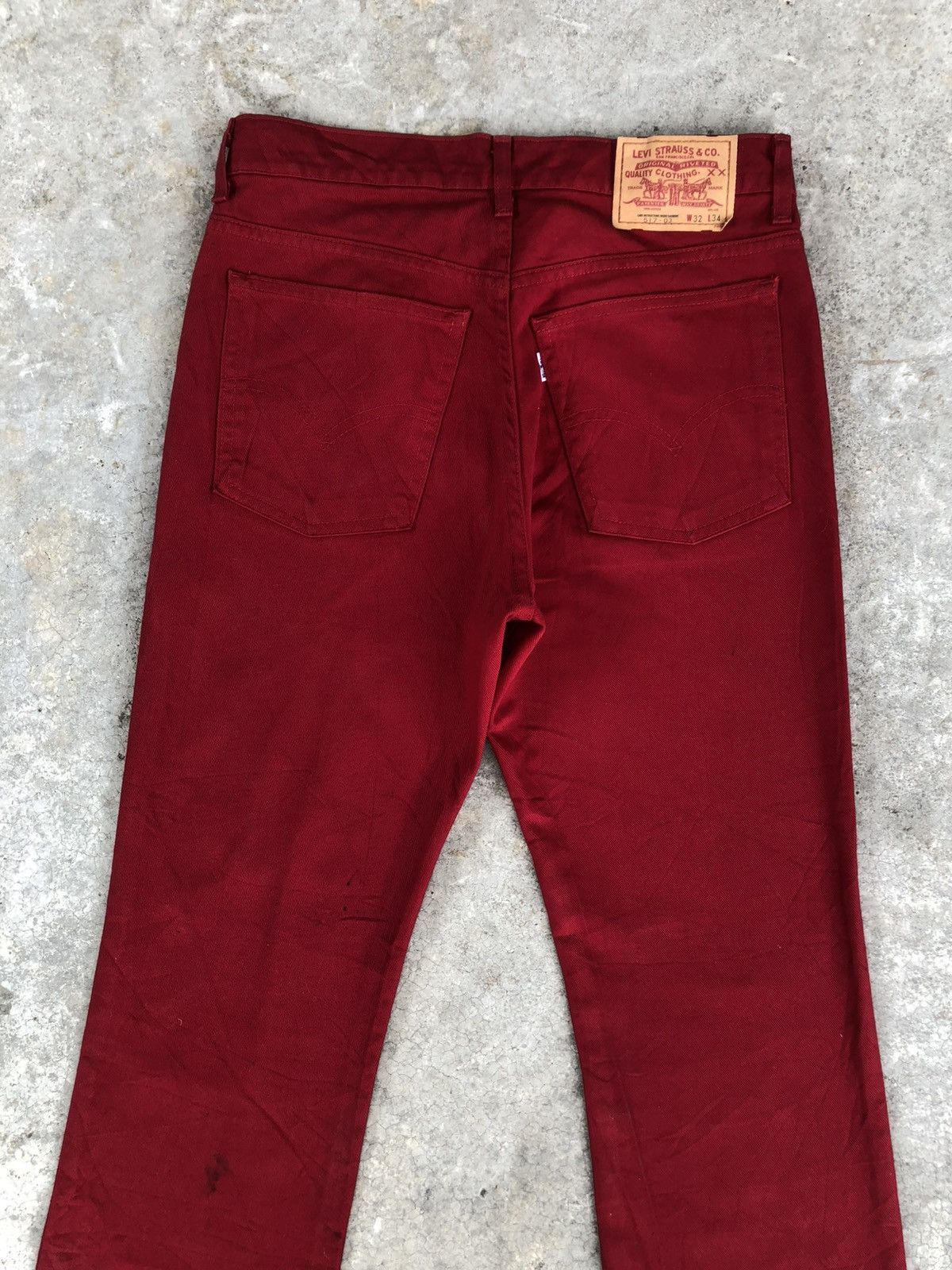 Levi's Levis Flared Jeans Distressed Jeans 517 Size US 31 - 8 Thumbnail