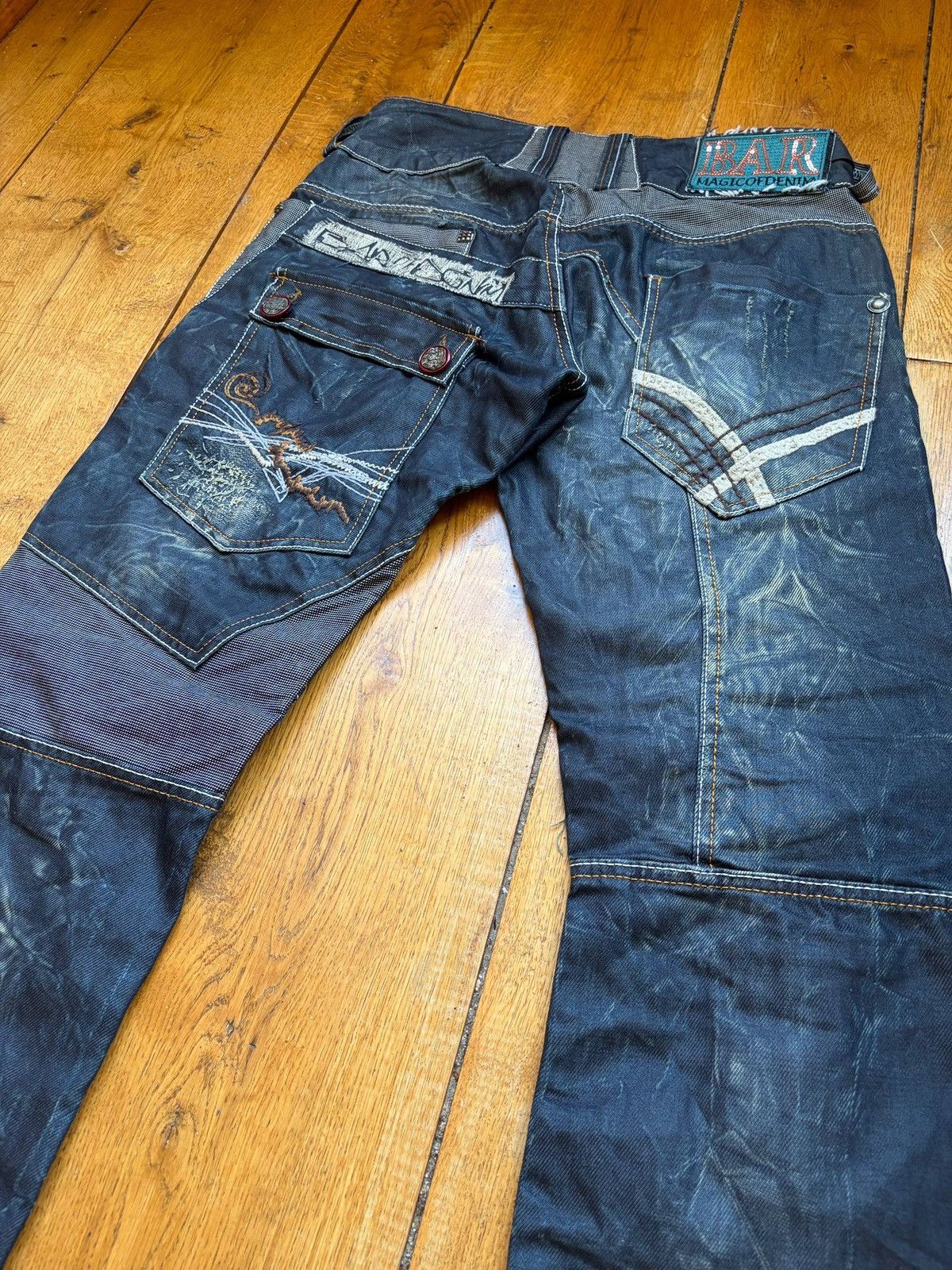 Other Bar "Magic of Denim" Avant-Garde Straight Leg Jeans Size US 33 - 6 Thumbnail