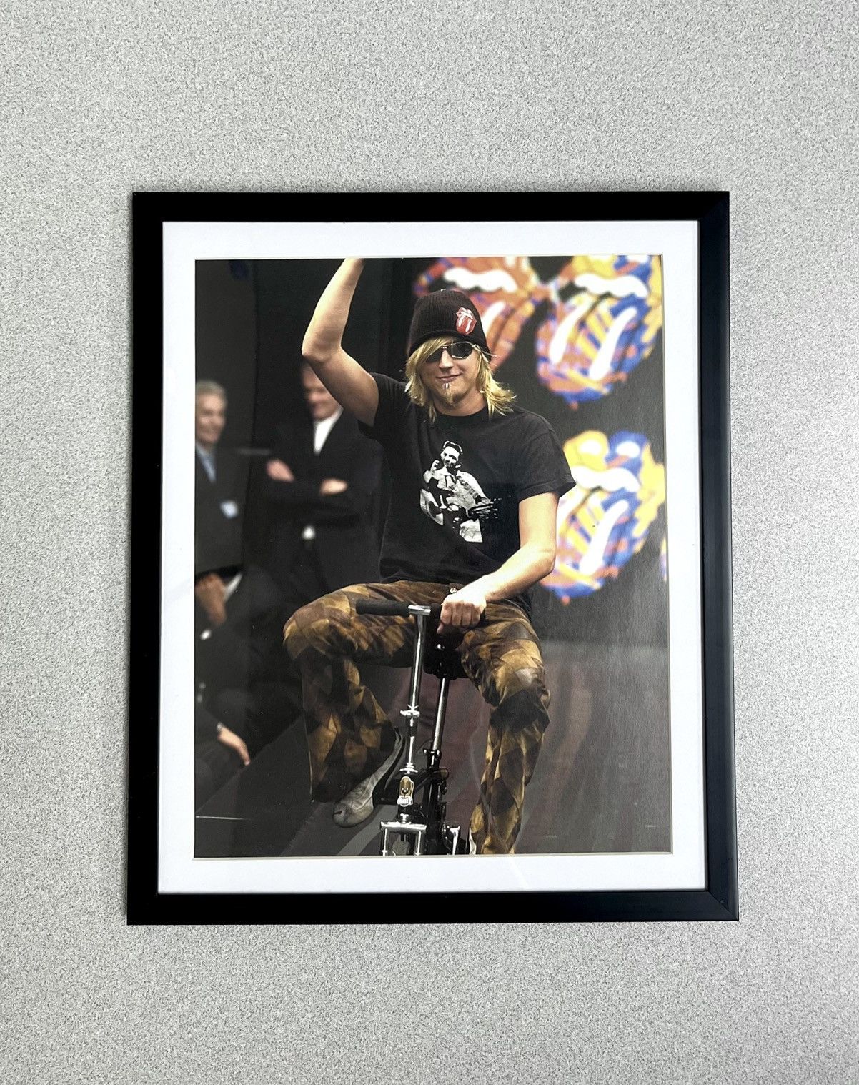 Chrome Hearts Chrome Hearts man on bike Framed poster 9x11 Size ONE SIZE - 1 Preview