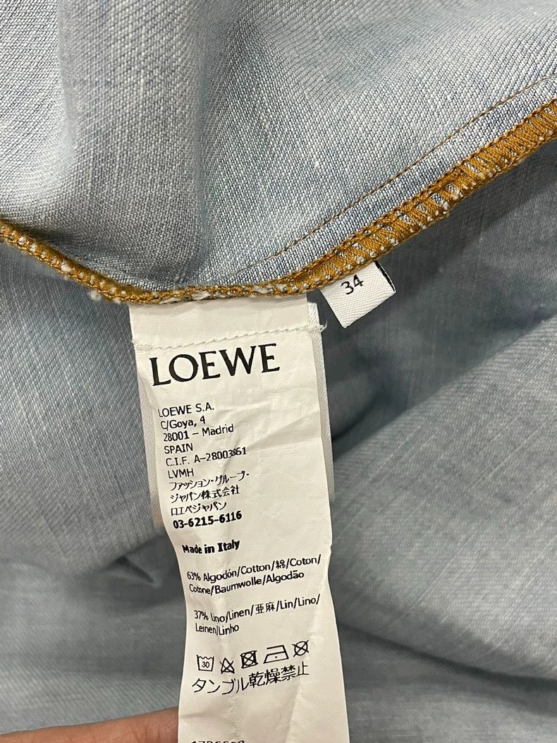 Loewe LOEWE sizeS Cattleman's collar coat, cattleman's wide leg p Size 33" - 5 Thumbnail
