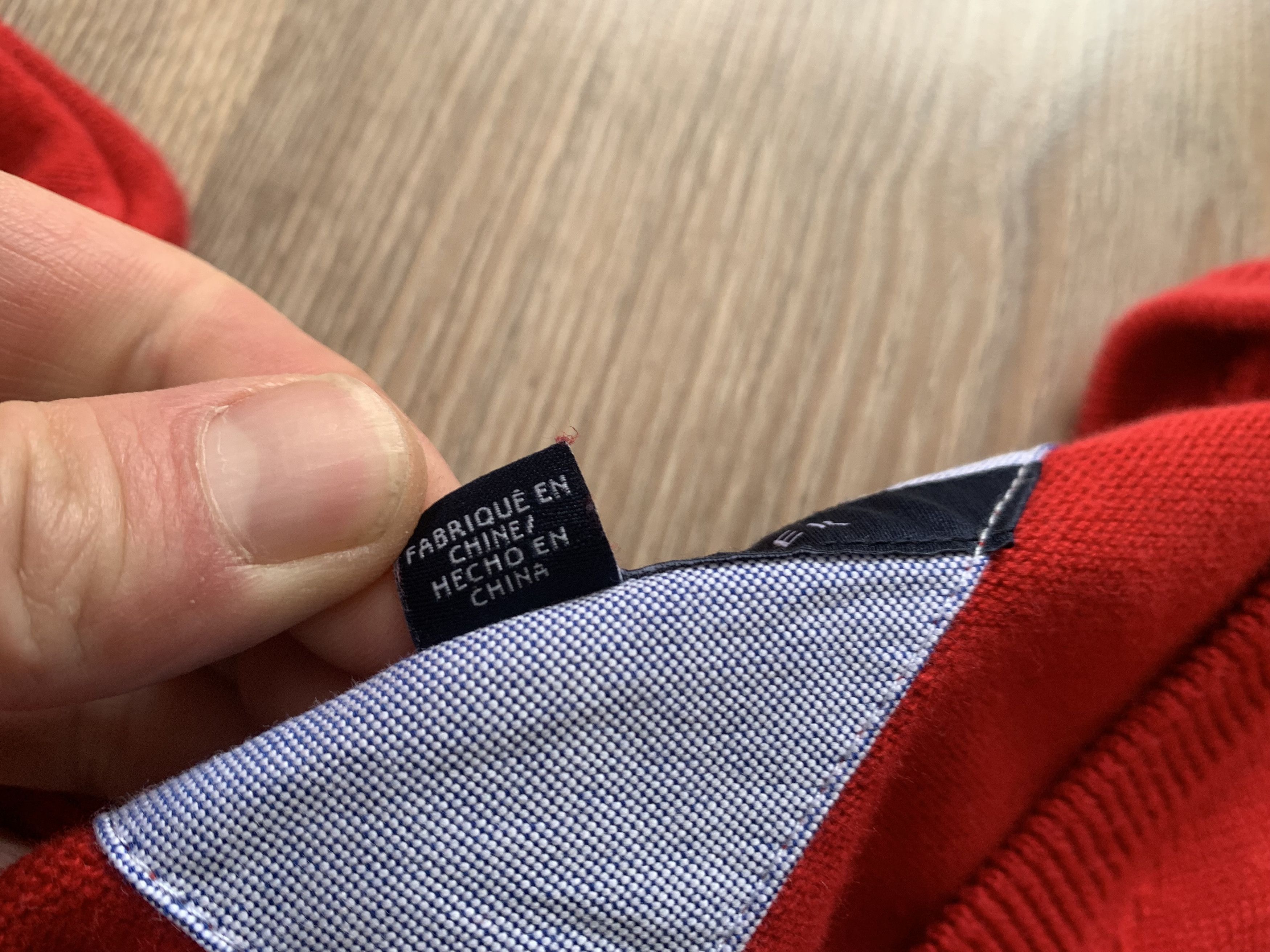 Tommy Hilfiger Tommy Hilfiger Cotton Red V Neck Sweater Size US XXL / EU 58 / 5 - 6 Thumbnail