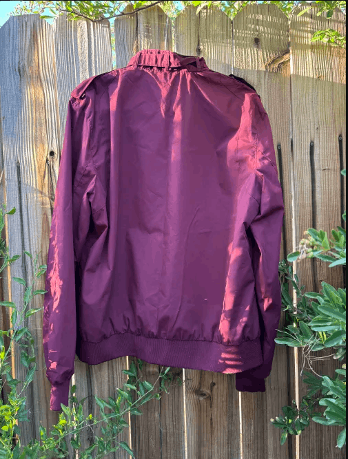 Members Only Members Only Men's Burgundy Jacket Size US XL / EU 56 / 4 - 2 Thumbnail