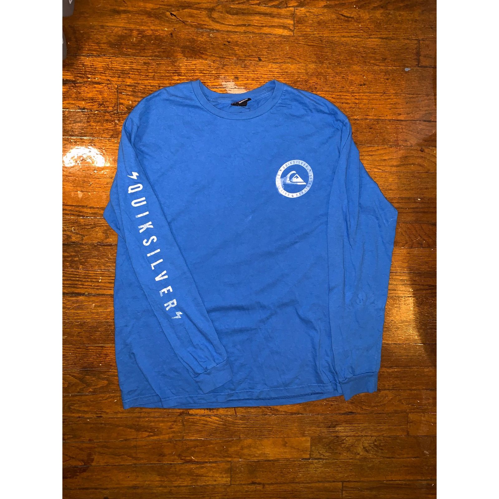 Quiksilver Vintage Quiksilver Long Sleeve Shirt Blue Y2K Surf Large Size US L / EU 52-54 / 3 - 1 Thumbnail