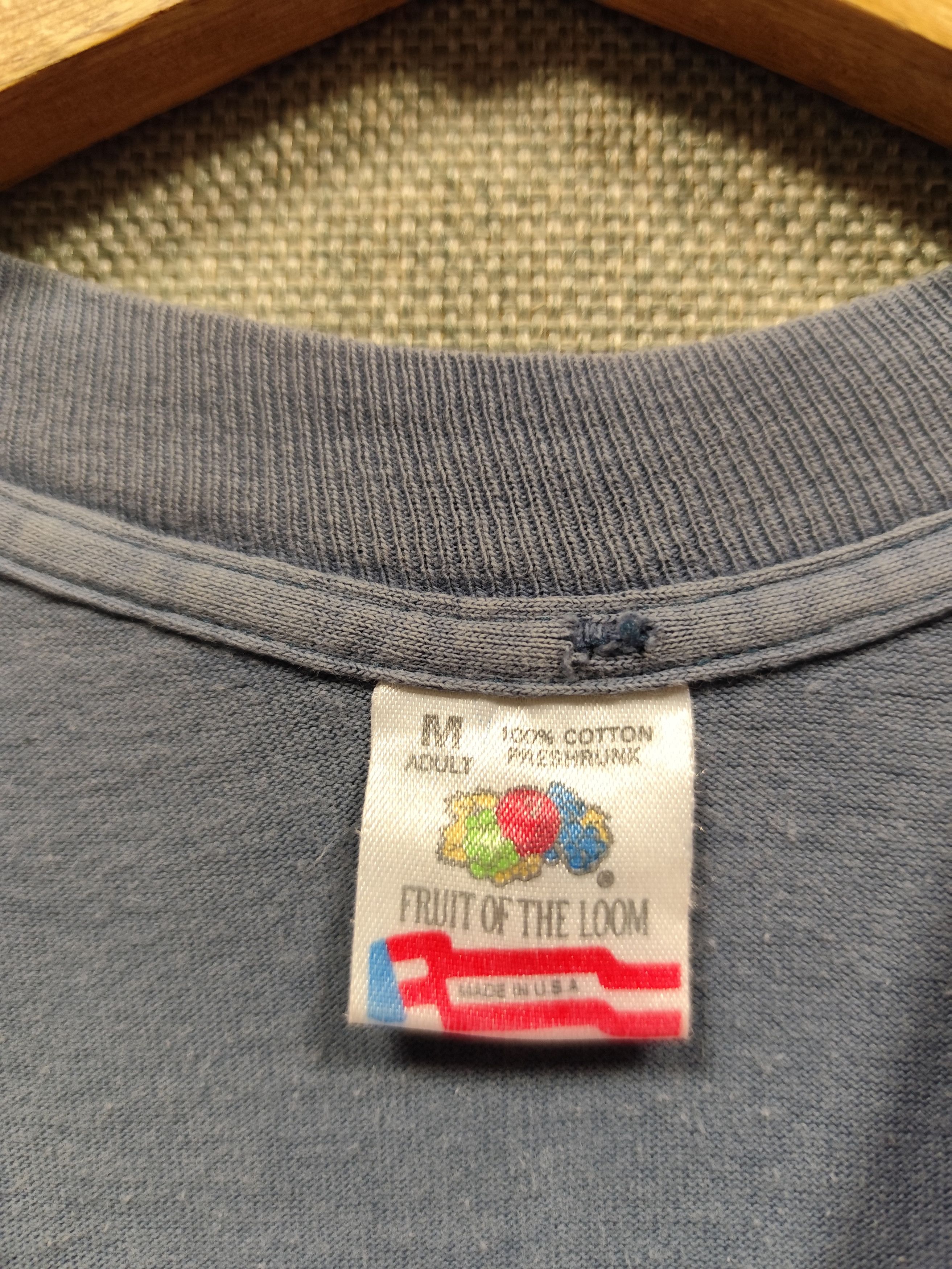 Fruit Of The Loom vintage 90s t shirt smiley face Size US M / EU 48-50 / 2 - 9 Thumbnail