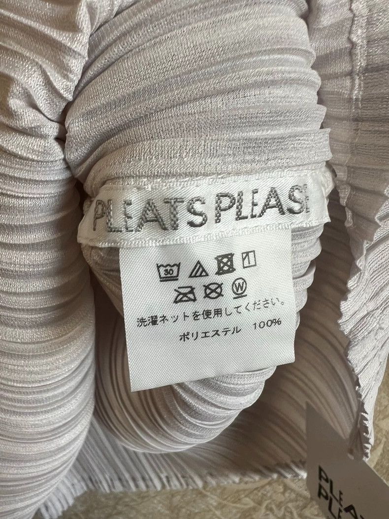 Issey Miyake Issey Miyake size:3 Off-white pleated long-sleeved shirt Size S / US 4 / IT 40 - 3 Thumbnail