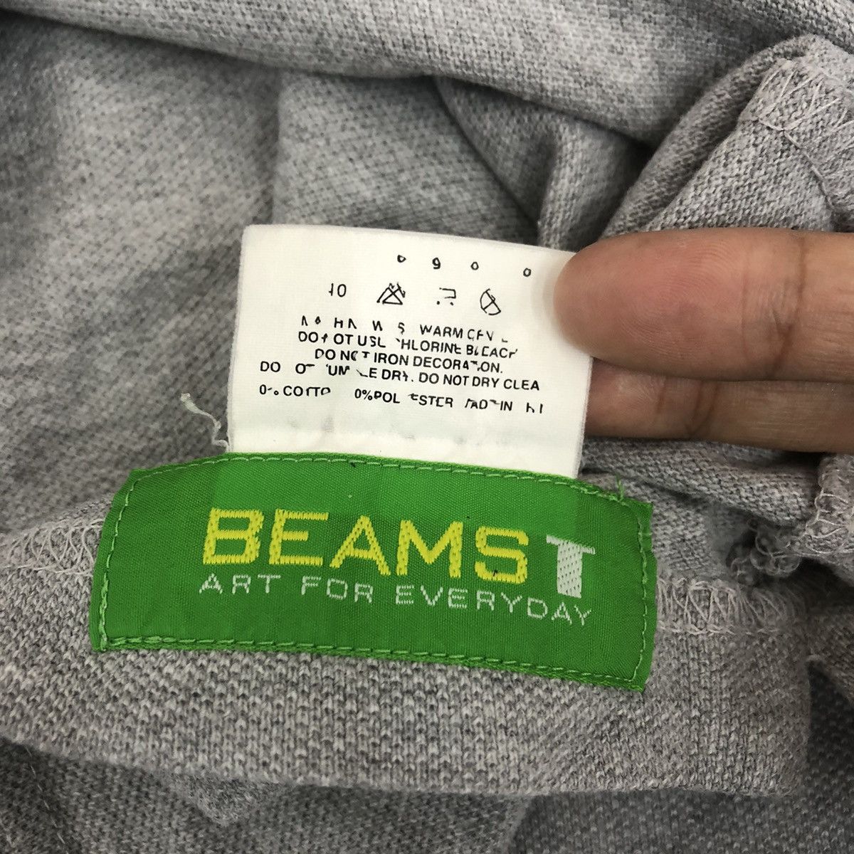 Beams Plus Vintage BEAMS PLUS ART WDW Wonderful Design Polo Tee Shirt Size US M / EU 48-50 / 2 - 7 Thumbnail
