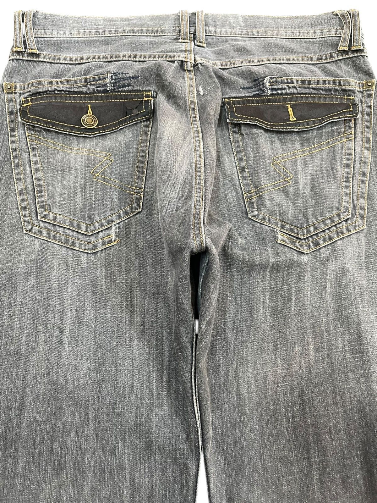Beauty Beast Vintage Japanese Brand Black Baggy Denim Size US 36 / EU 52 - 7 Thumbnail
