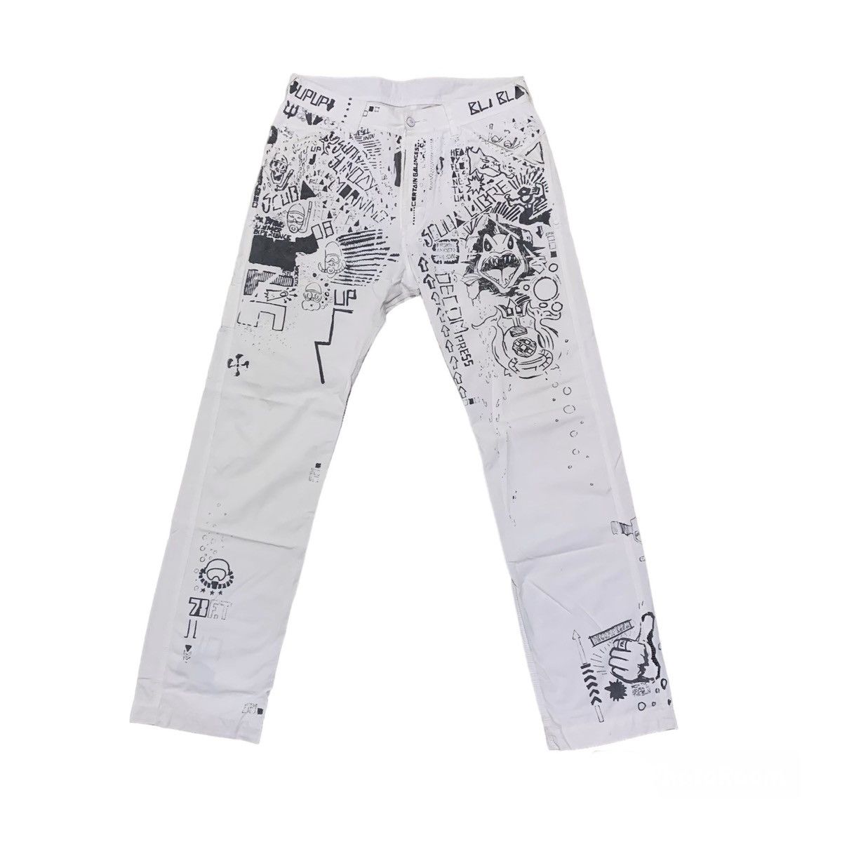 Diesel Jeans Full Printed Scuba Sealife Art Jeans