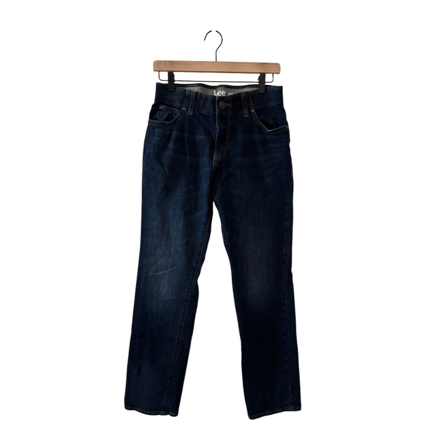 Lee Lee Straight Taper Dark Wash Jeans – 30x32, Timeless Fit Size US 30 / EU 46 - 1 Thumbnail