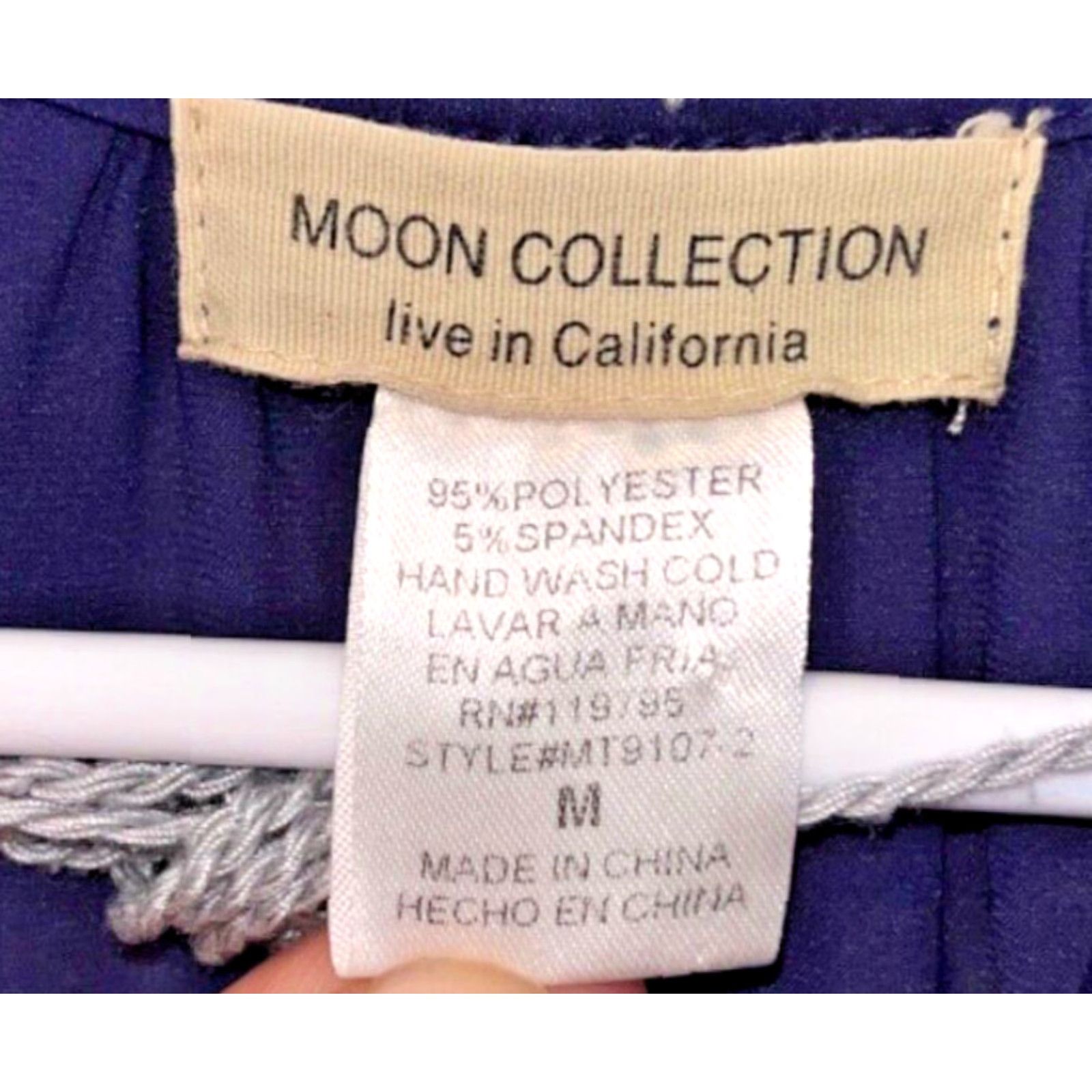 Vintage Moon Collection Blouse Live In California W/ Sequins Sz M Size M / US 6-8 / IT 42-44 - 7 Thumbnail