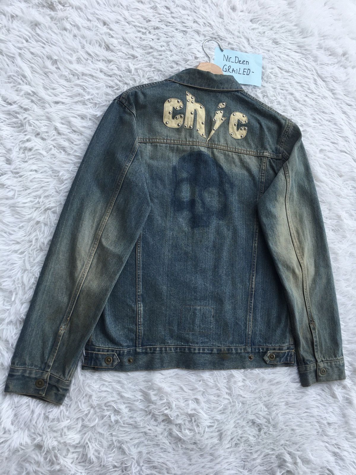 Japanese Brand Rare Vintage PPFM Denim Jacket Size US L / EU 52-54 / 3 - 2 Thumbnail