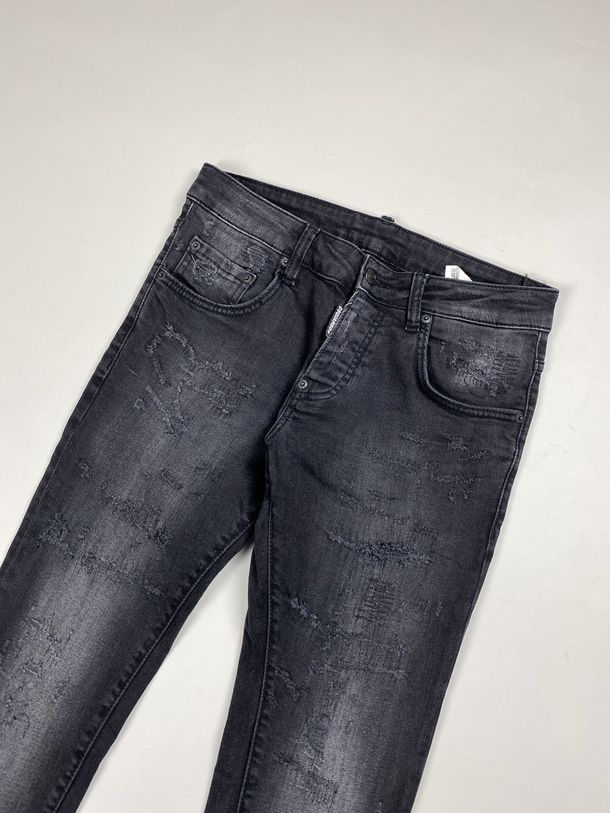 Dsquared2 Dsquared ladies skinny Dan Jean distressed denim jeans Size 30" / US 8 / IT 44 - 4 Thumbnail