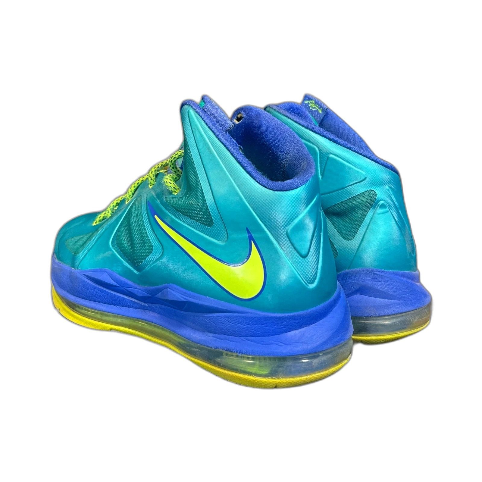 Nike Nike Lebron X 10 Turquoise Volt Size 6.5Y 543564 304 Size US XXS / EU 40 - 7 Thumbnail