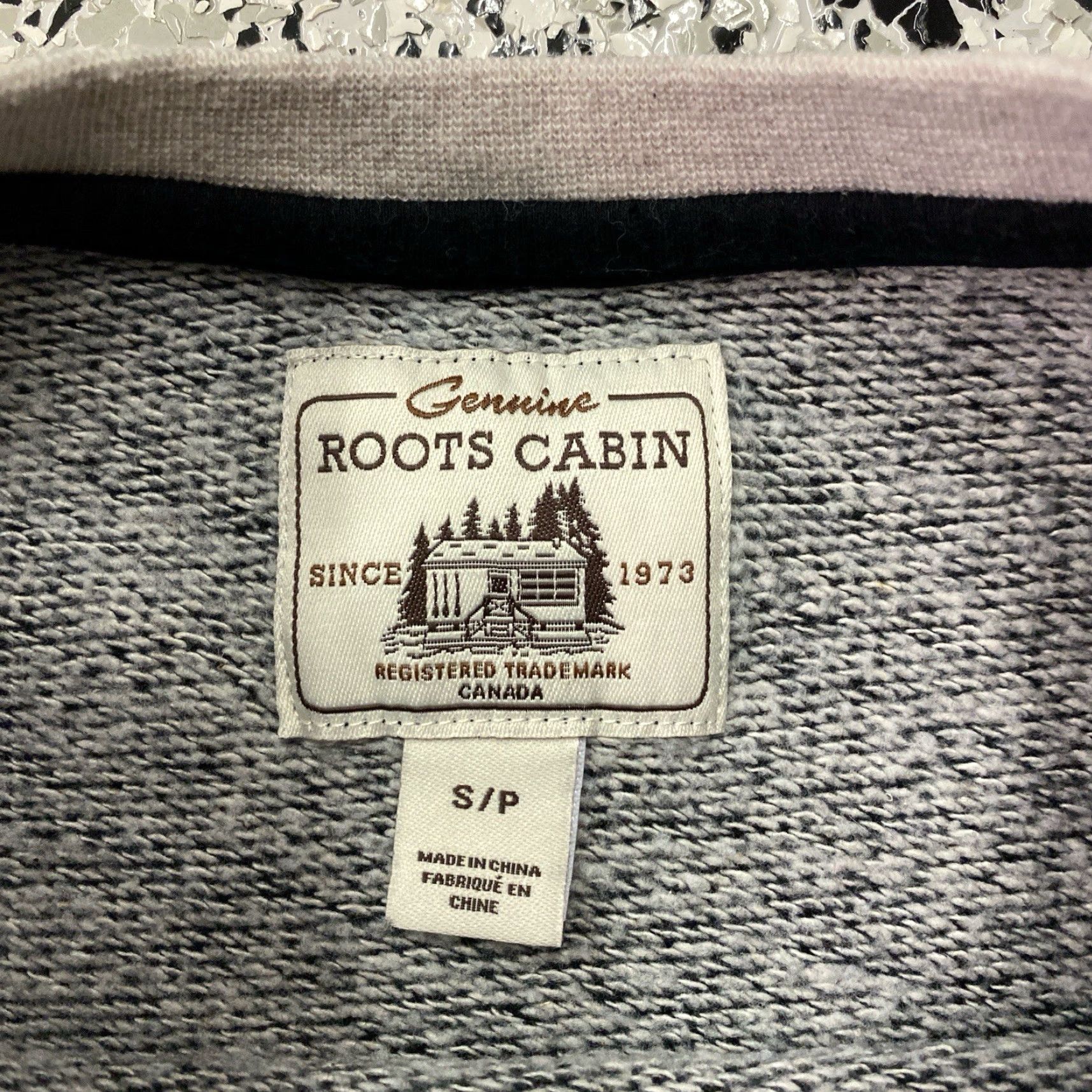 Roots Roots Sweatshirt Crewneck Cabin White Black Mens Small Gray Size US S / EU 44-46 / 1 - 2 Thumbnail