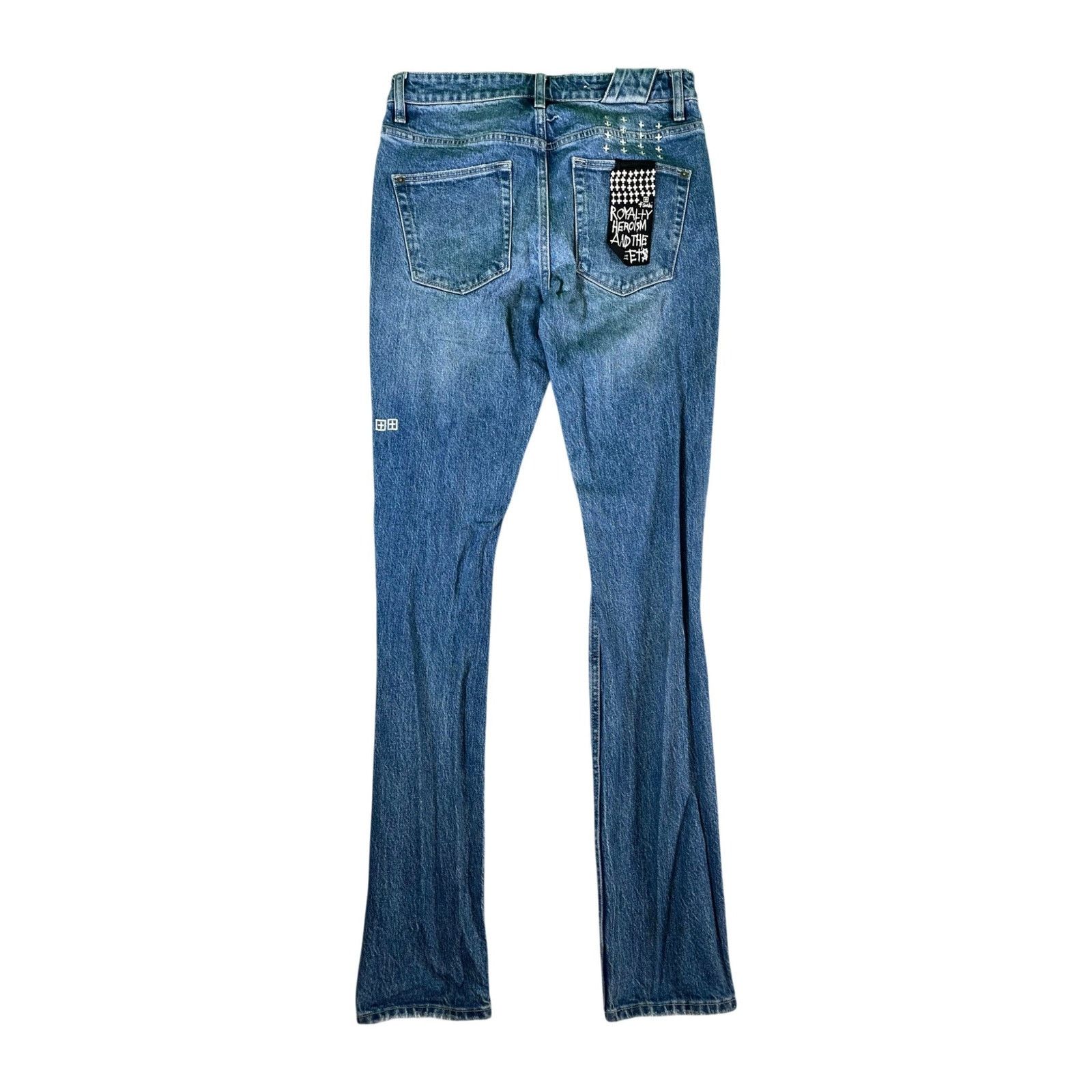 Ksubi Ksubi Heroism Ripped Light Wash Jeans Size US 30 / EU 46 - 2 Thumbnail