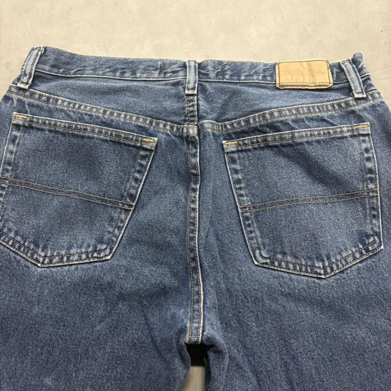 Vintage Crazy Vintage Y2K/2000s Baggy Grunge Streetwear Style Dark Wash Denim Jeans! Size US 33 - 5 Thumbnail