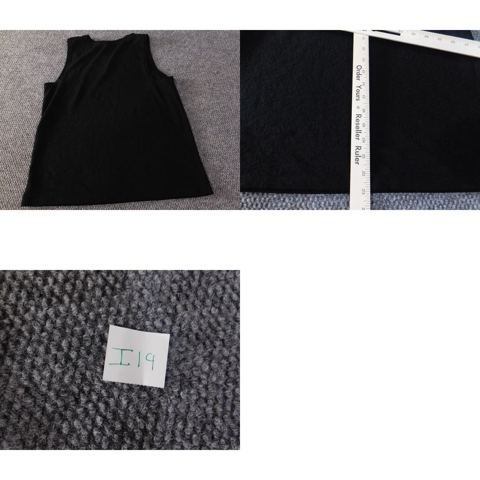 Old Navy Old Navy Blouse Womens L Black Floral Sleeveless V-Neck Pullover Stretch Casual Regular Fit Size L / US 10 / IT 46 - 8 Thumbnail