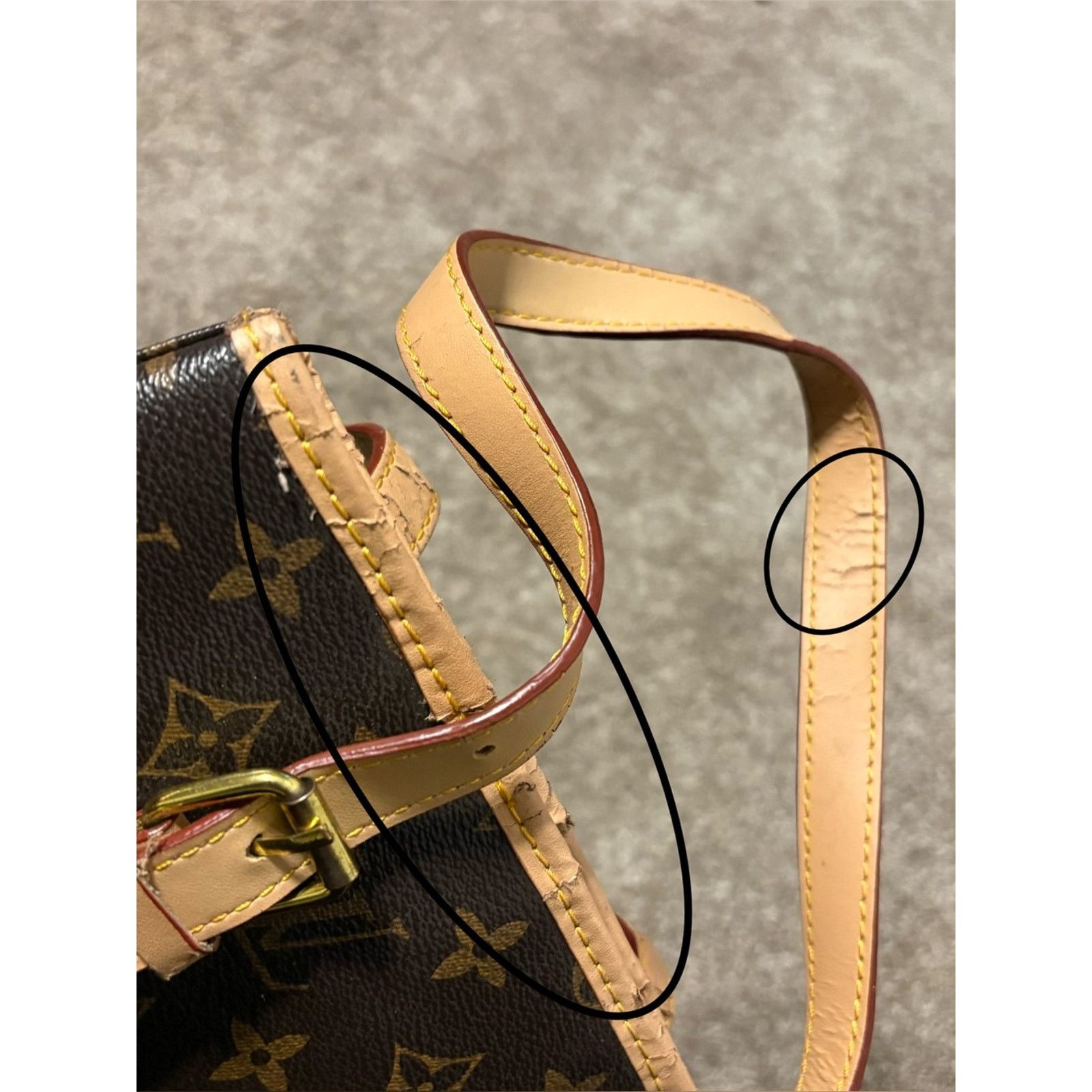 Louis Vuitton (Louis Vuitton) Monogram Bucket Bag: 9” x 10”: not auth Size ONE SIZE - 8 Thumbnail