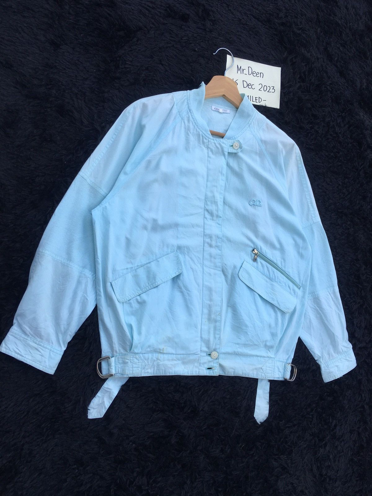 Courreges Rare Vintage Courreges Nylon Sweater Windbreaker Size US M / EU 48-50 / 2 - 2 Thumbnail