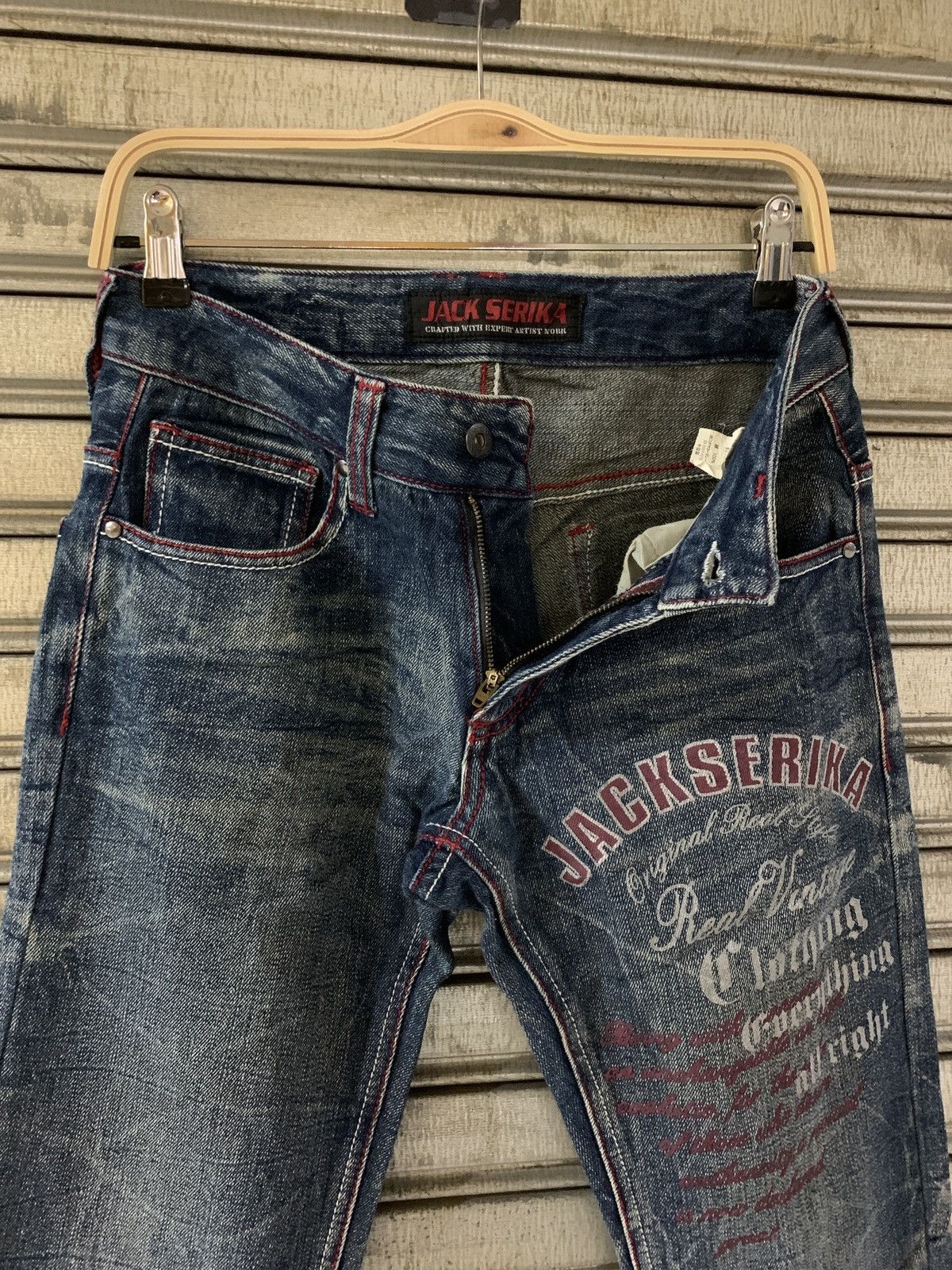Japanese Brand Jack serika poem denim pants Size US 30 / EU 46 - 5 Thumbnail