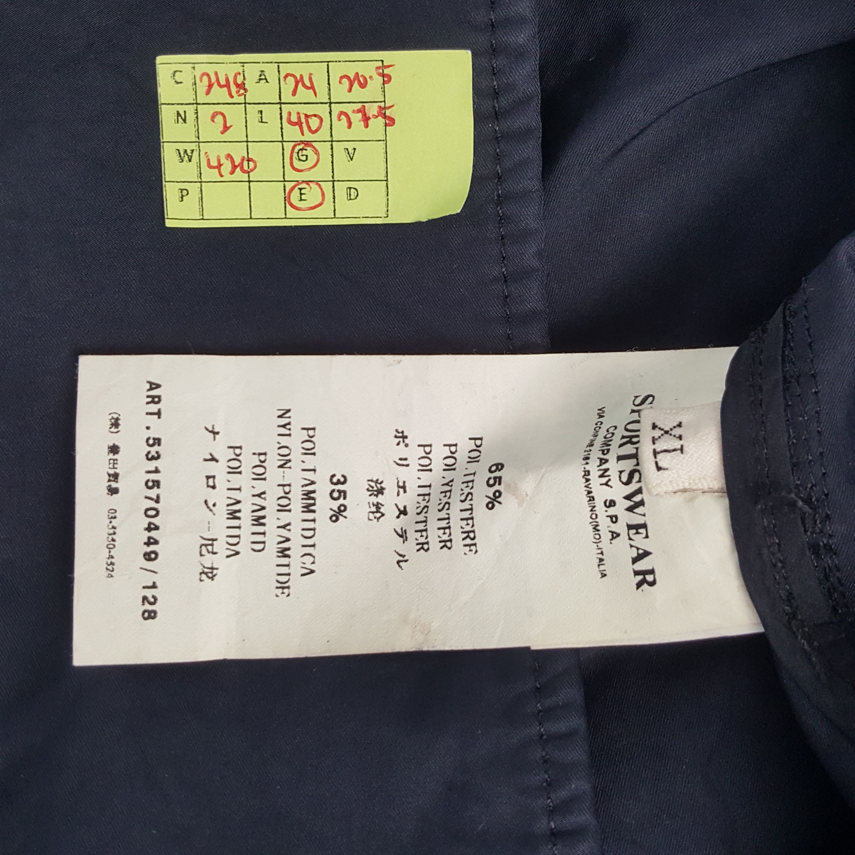 Stone Island × Vintage Vintage Stone Island Luxury Brand Coat Jacket Size US L / EU 52-54 / 3 - 8 Thumbnail