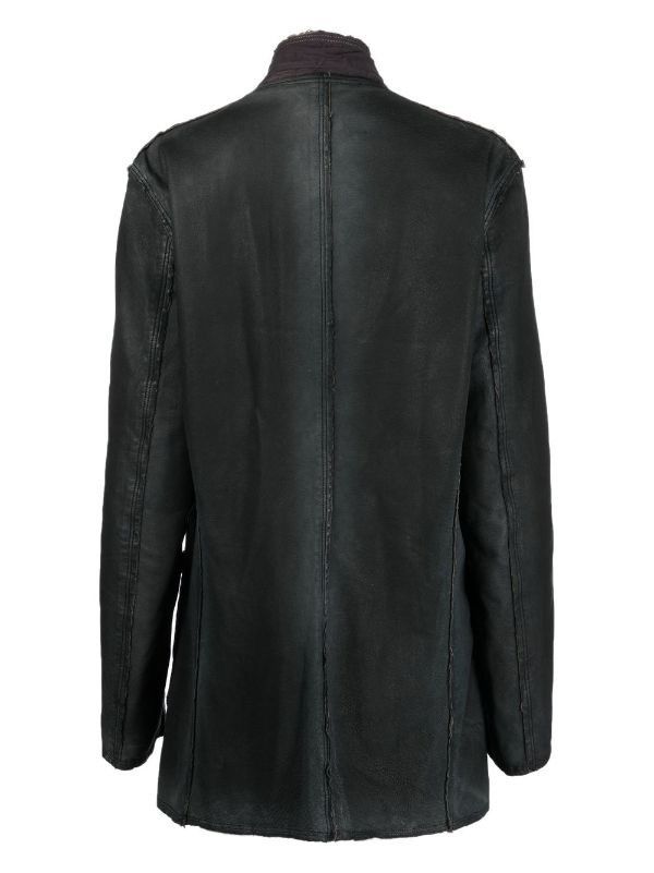 Comme des Garcons AW2010 "Anti Fashionista" Distressed Panelled Leather Jacket Size US L / EU 52-54 / 3 - 5 Thumbnail