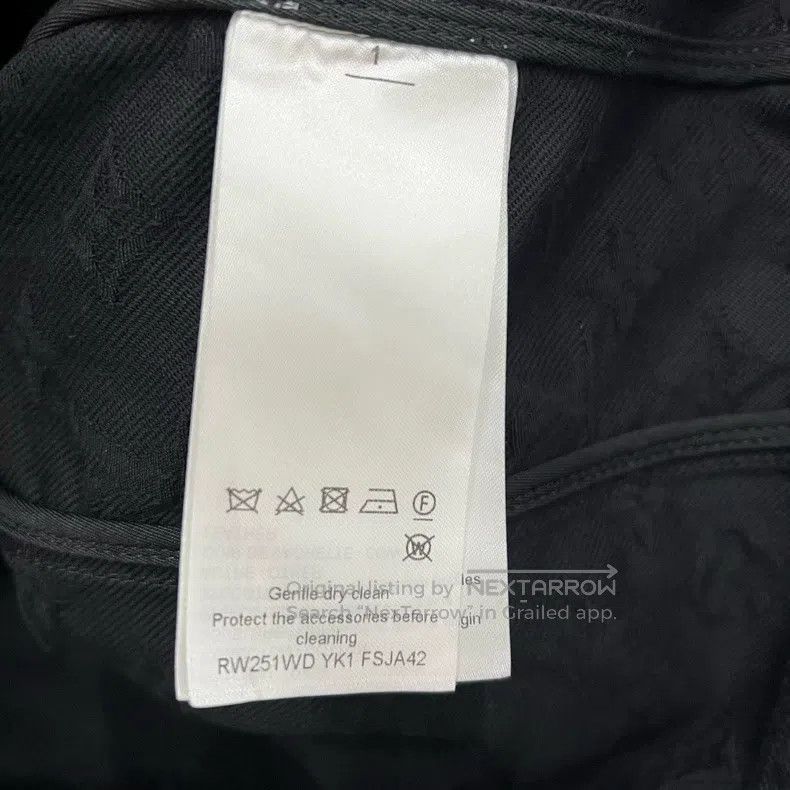 Louis Vuitton Louis Vuitton Black Dark Stripe Full Print Denim Jacket Size XS / US 0-2 / IT 36-38 - 6 Thumbnail