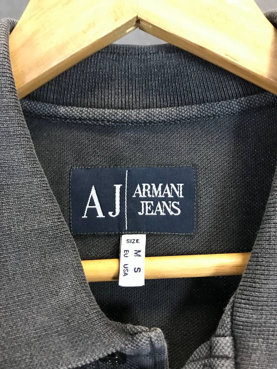 Armani Armani Jeans faded designer polo tee Size US M / EU 48-50 / 2 - 4 Thumbnail