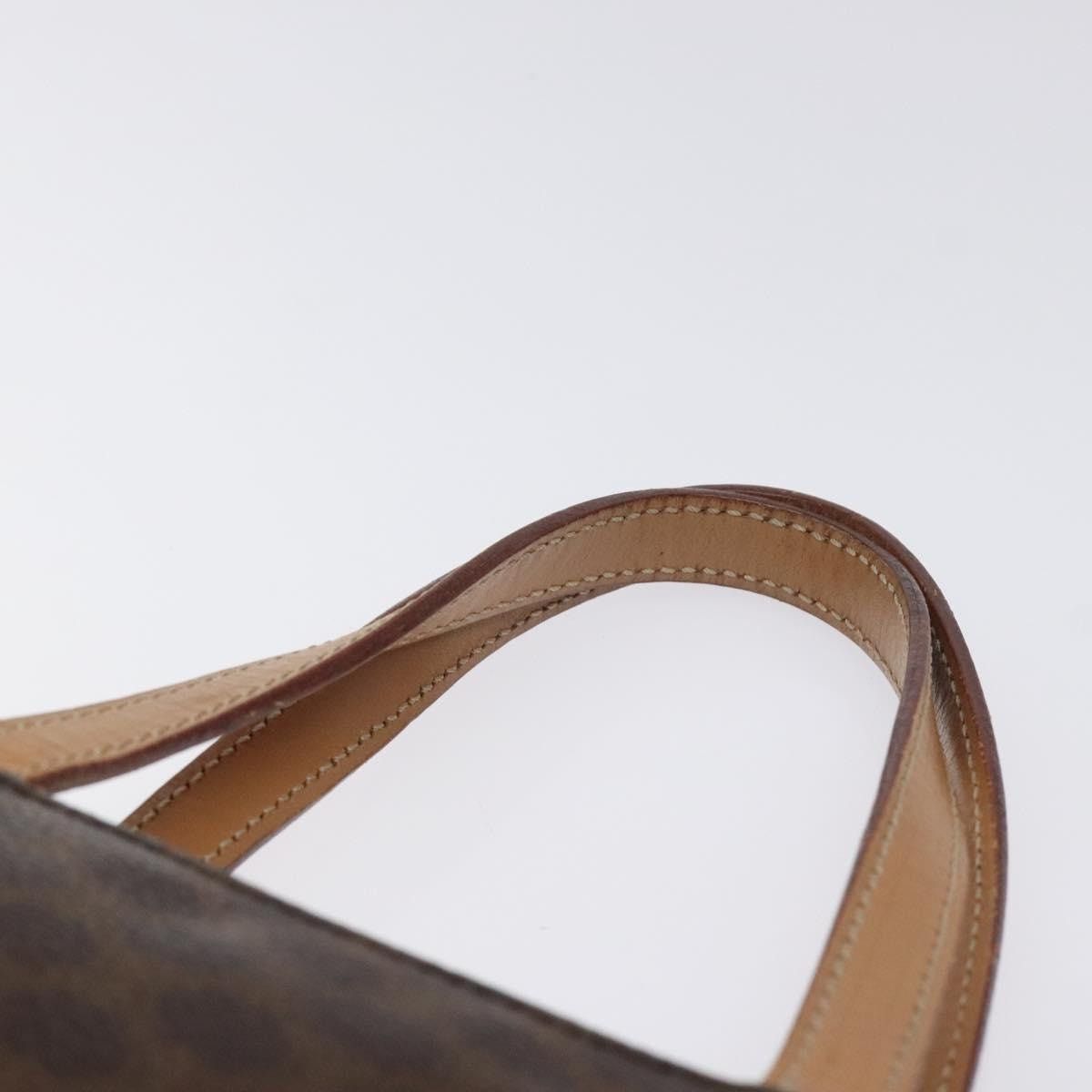 Celine CELINE Macadam Canvas Hand Bag Pvc Leather Brown Gold Size ONE SIZE - 8 Thumbnail