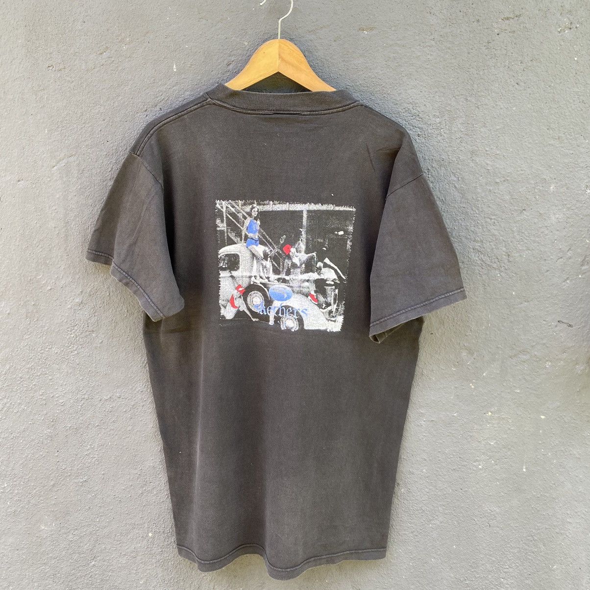 SKECHERS THRASHED Faded Vintage 90s Skechers ERD GRUNGE TEE Size US L / EU 52-54 / 3 - 1 Thumbnail